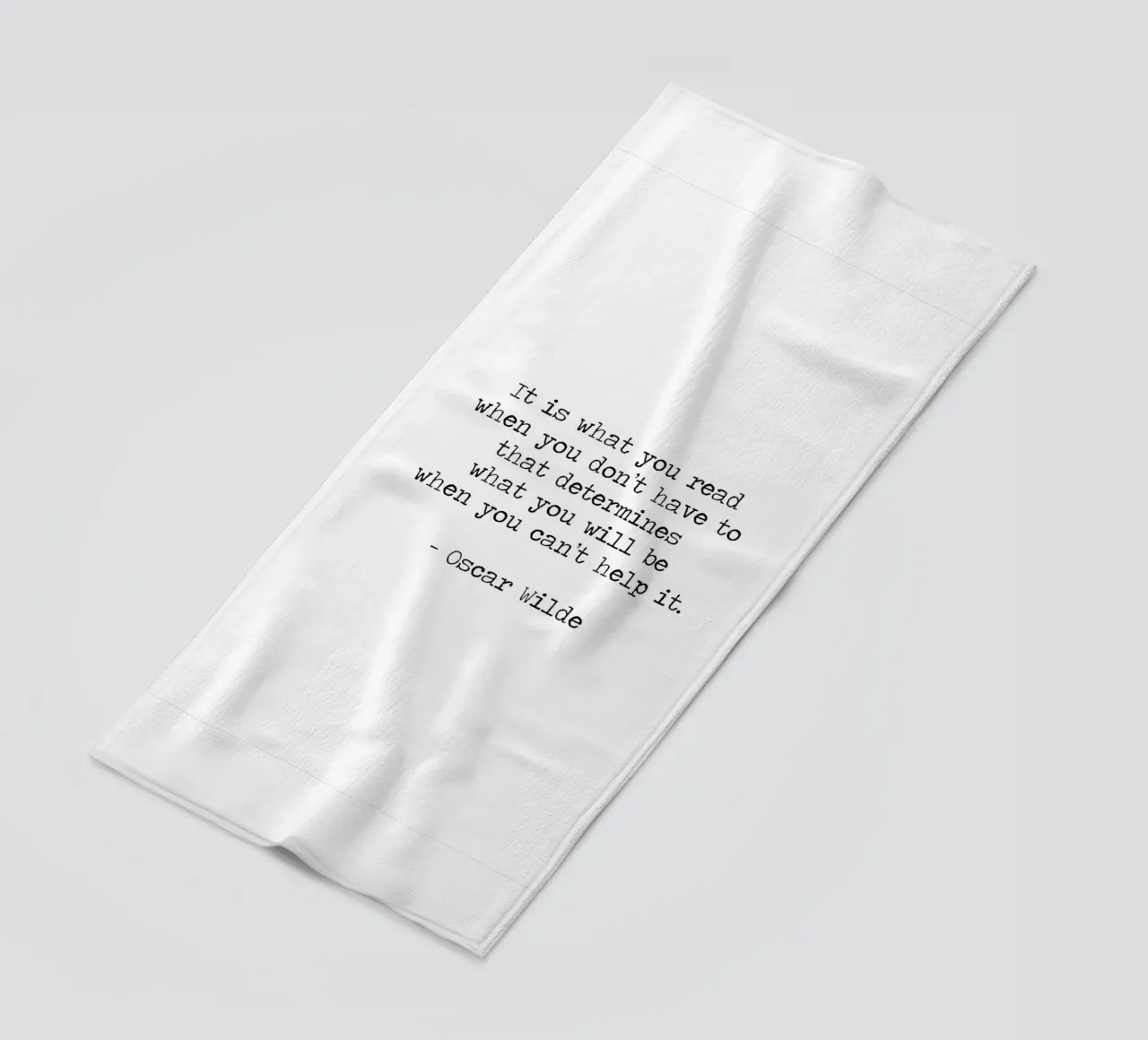 What you read defines you - Oscar Wilde Reading Book Quote telo mare da Summer Soul Co. - Quotes