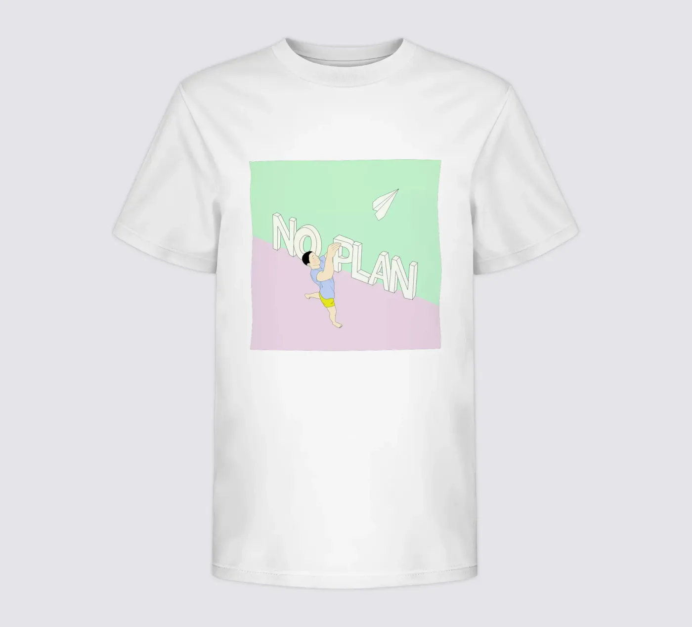 No Plan t-shirt bambini da Ruei