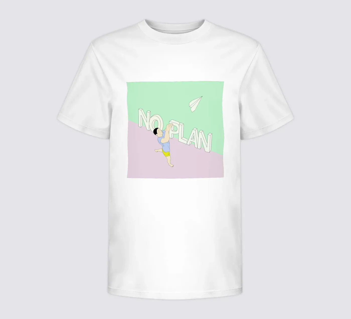 No Plan Kinder T-Shirt von Ruei