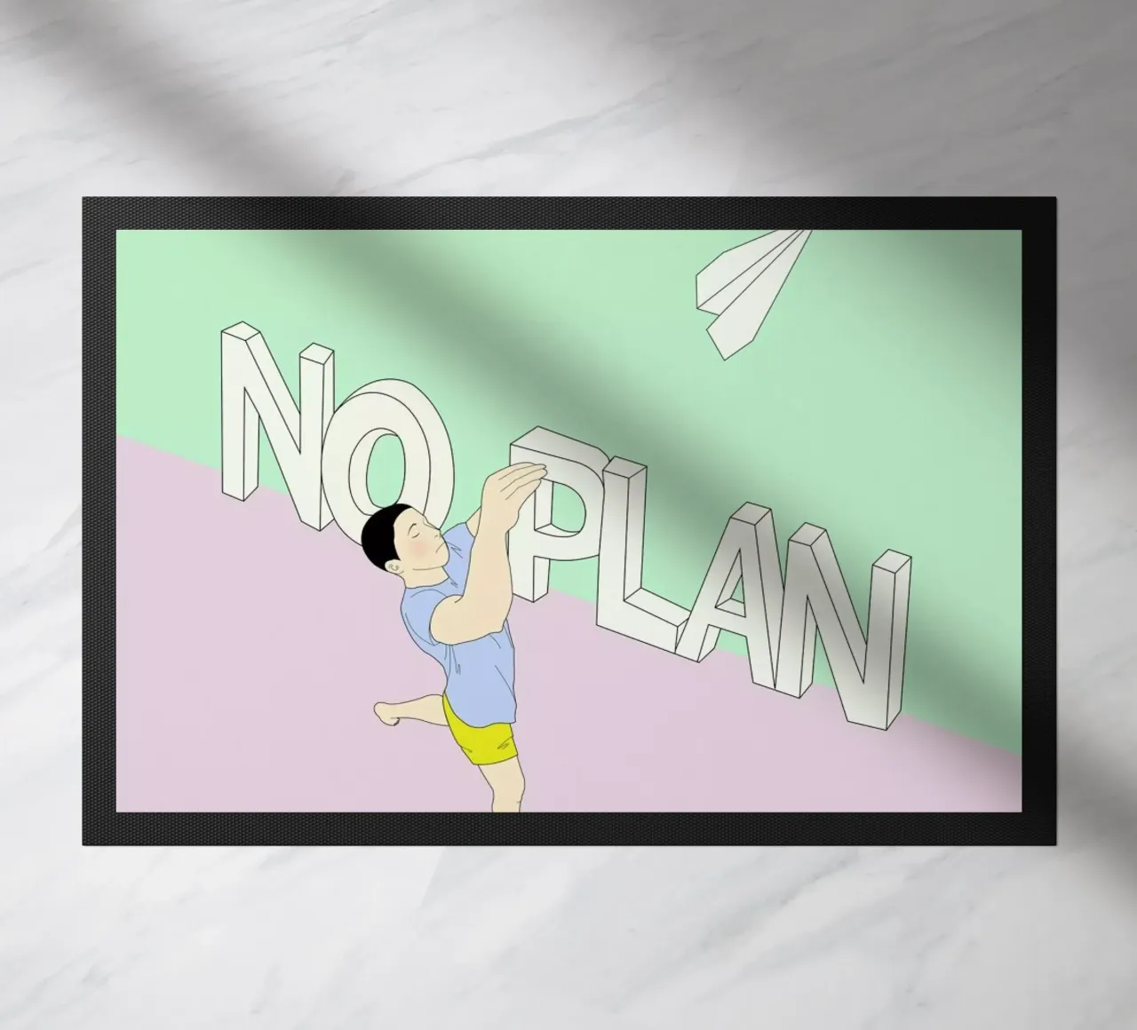 No Plan deurmat van Ruei