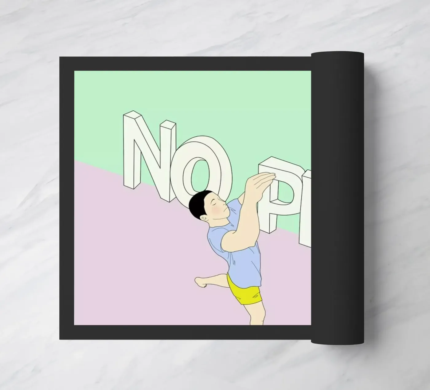 No Plan deurmat van Ruei