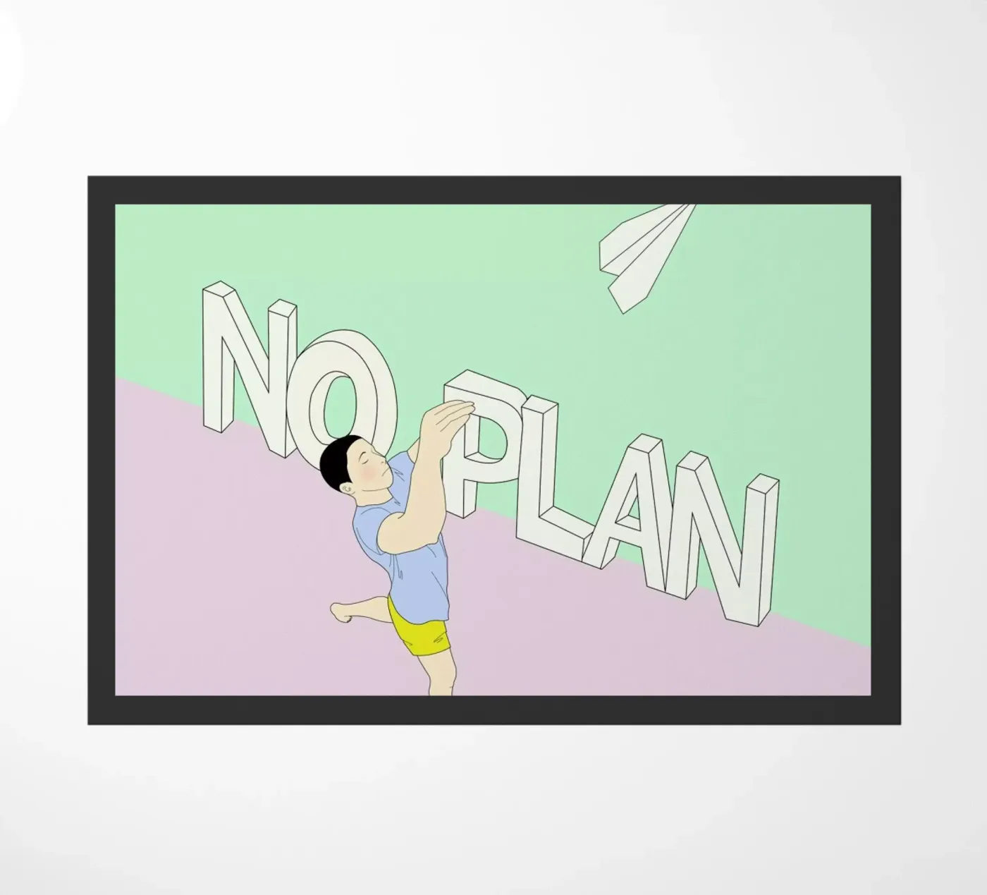 No Plan deurmat van Ruei