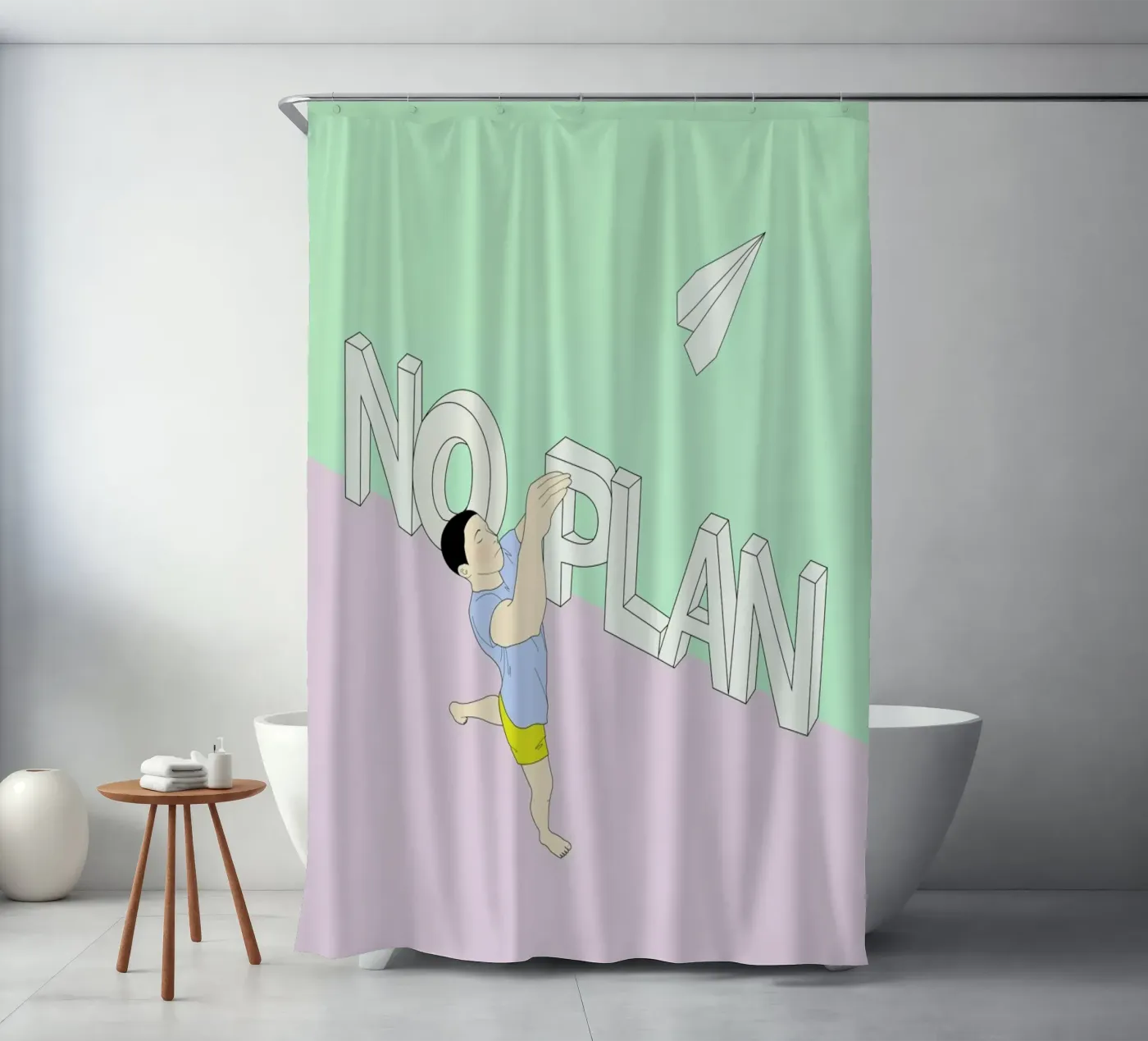 No Plan douchegordijn van Ruei