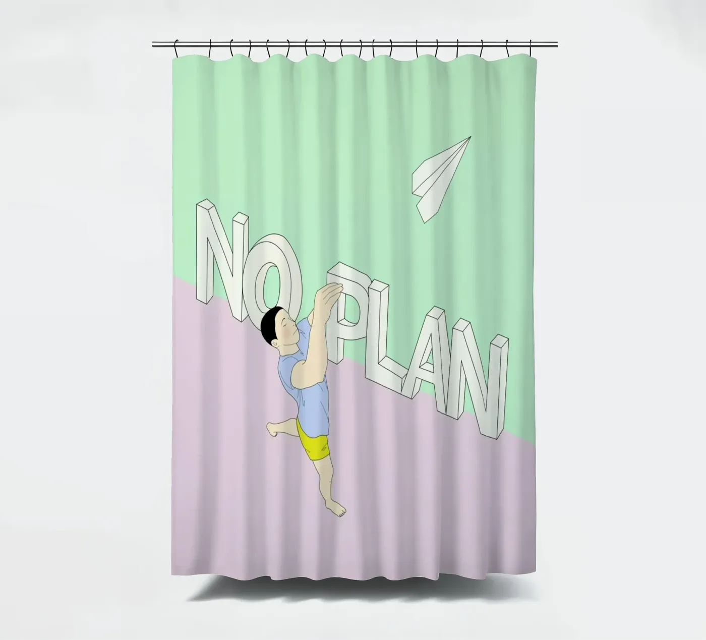 No Plan douchegordijn van Ruei