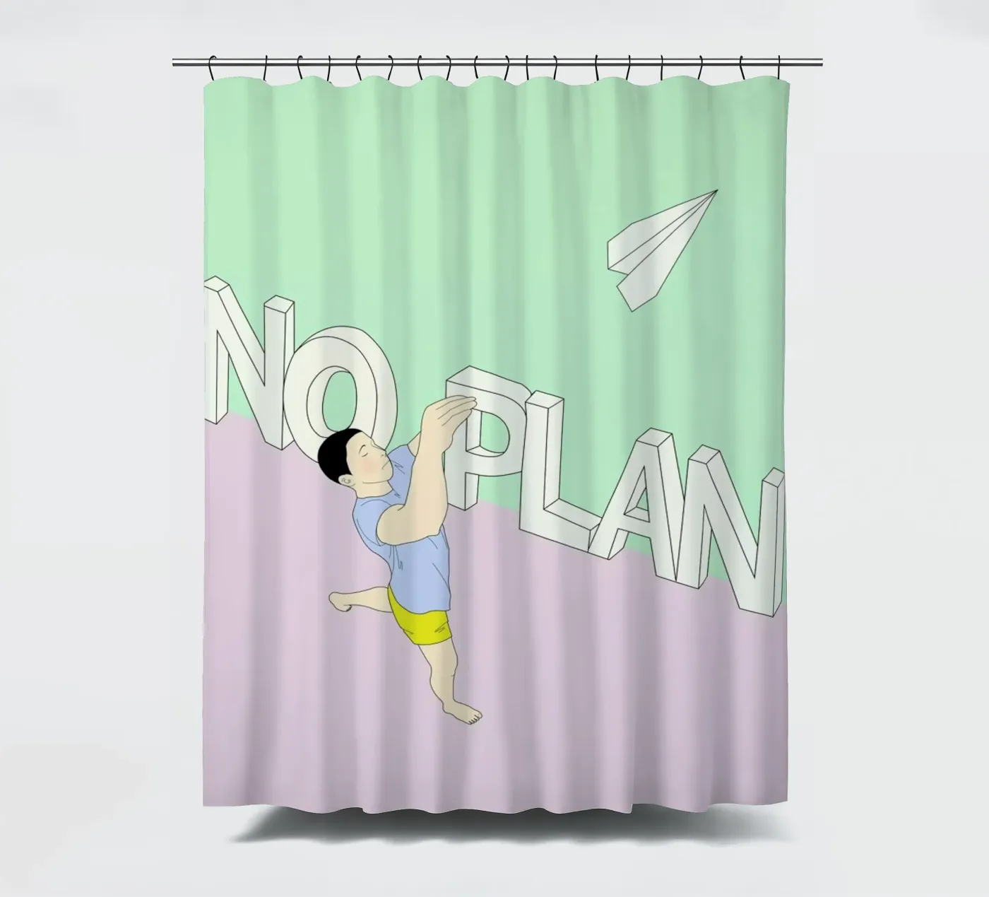 No Plan douchegordijn van Ruei