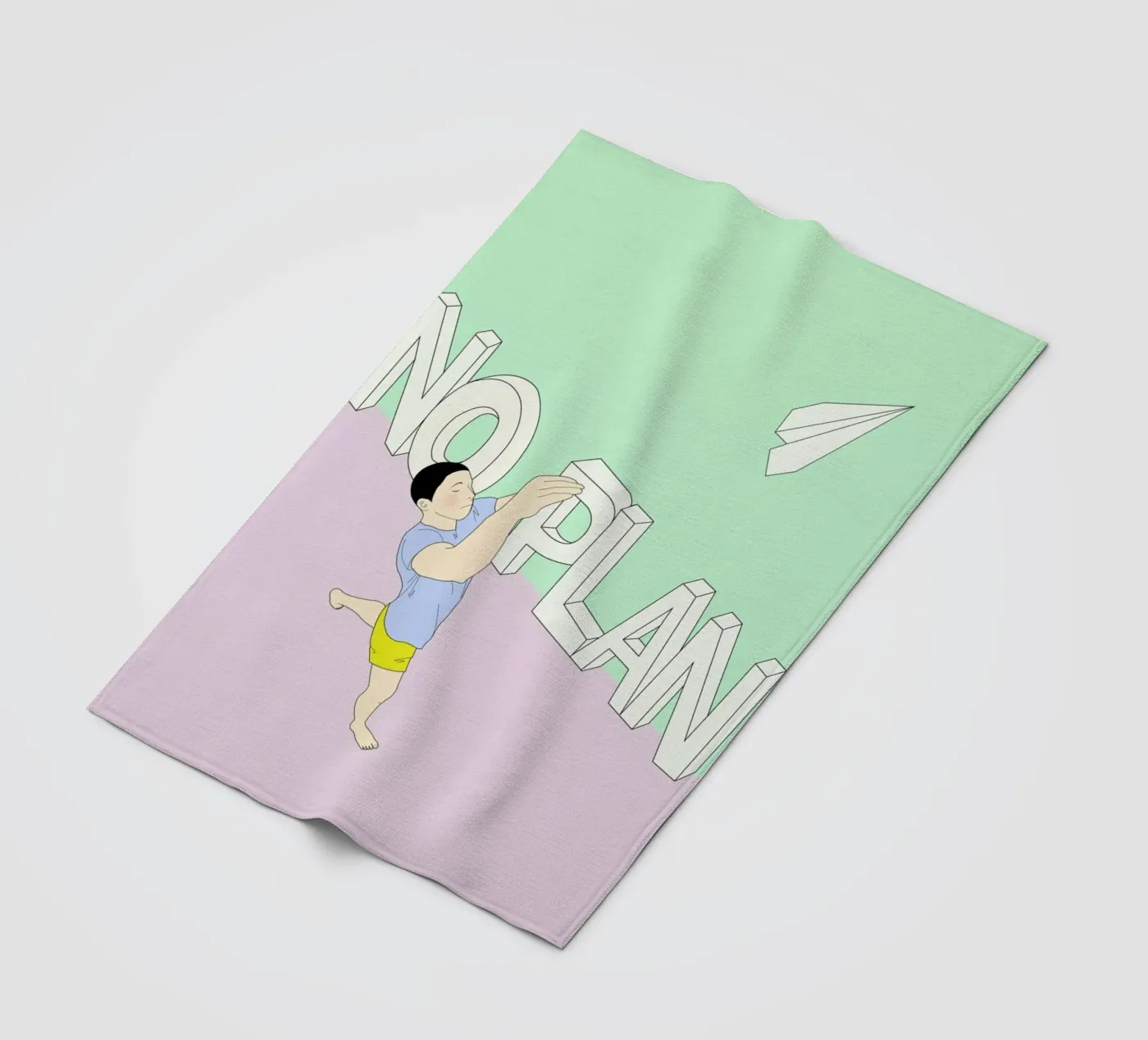 No Plan Fleecedecke von Ruei