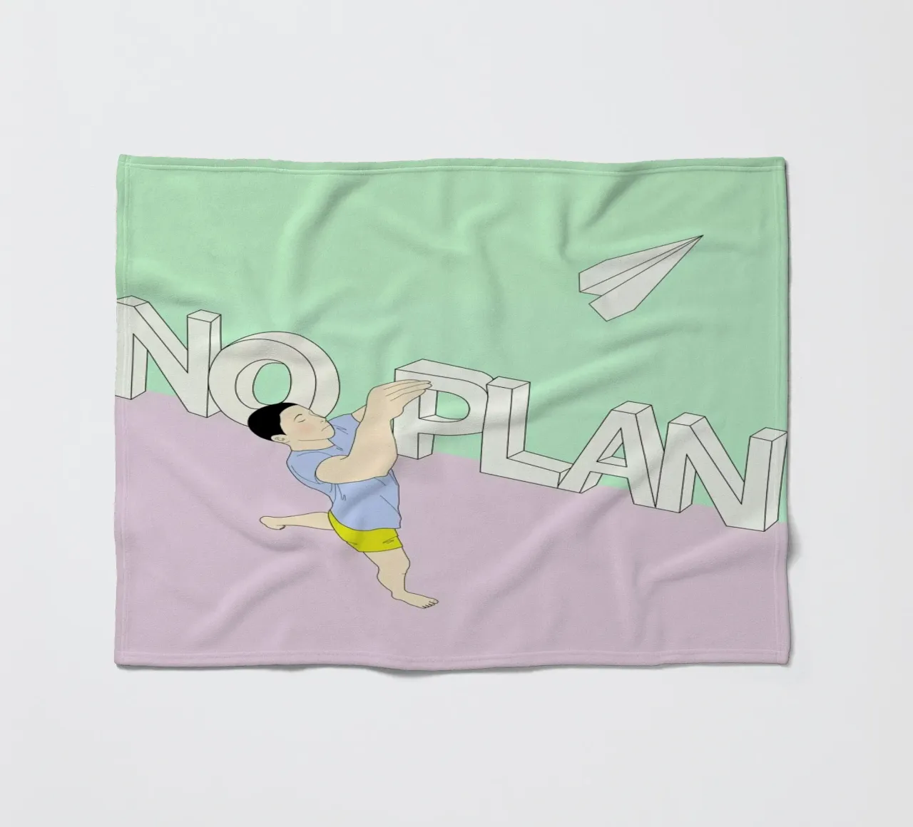 No Plan Fleecedecke von Ruei