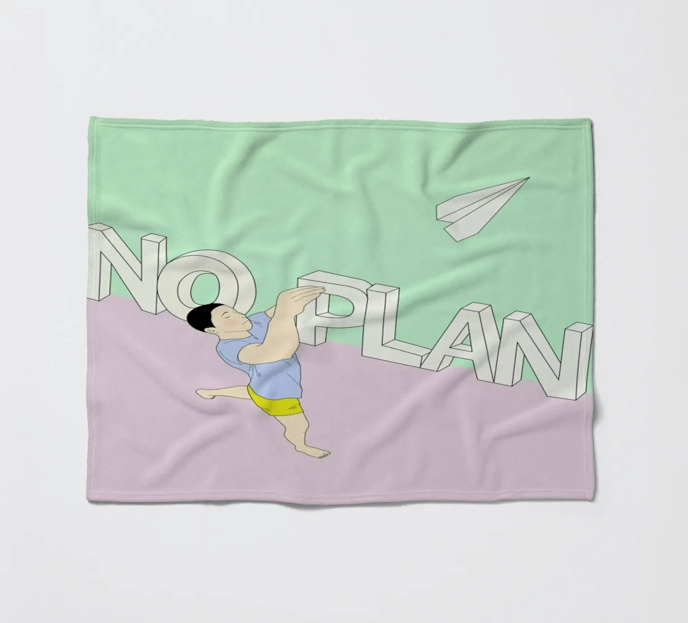No Plan fleecedeken van Ruei