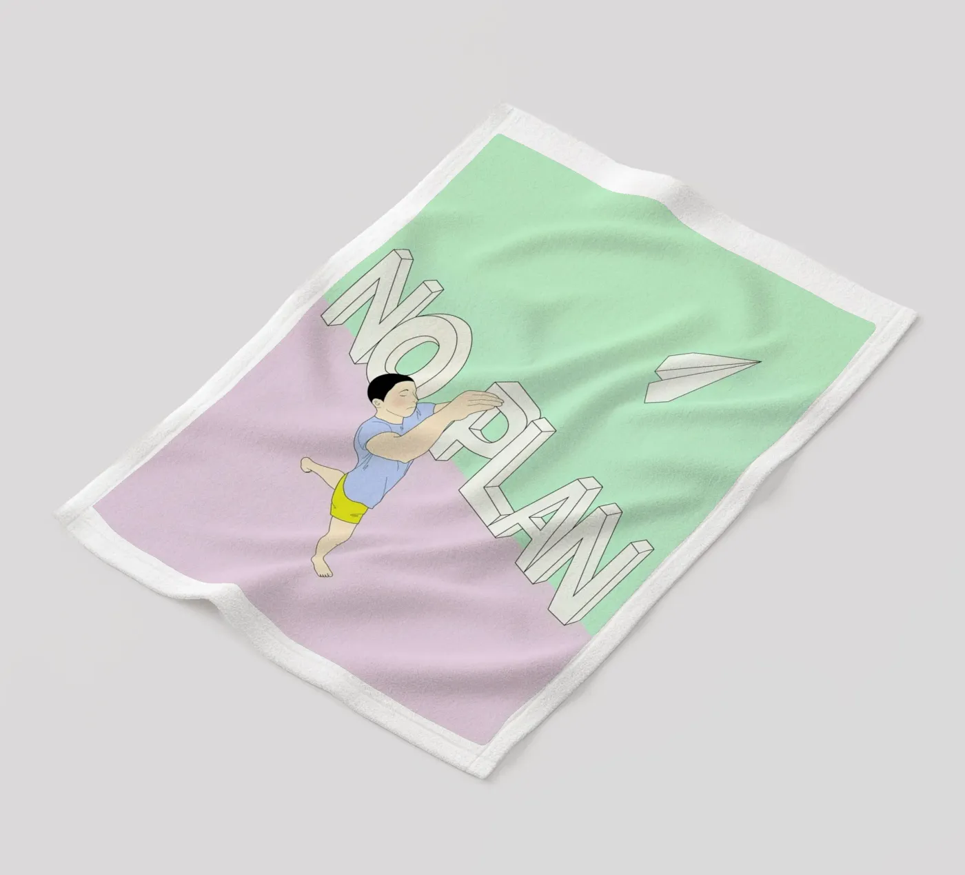 No Plan Fleecedecke von Ruei