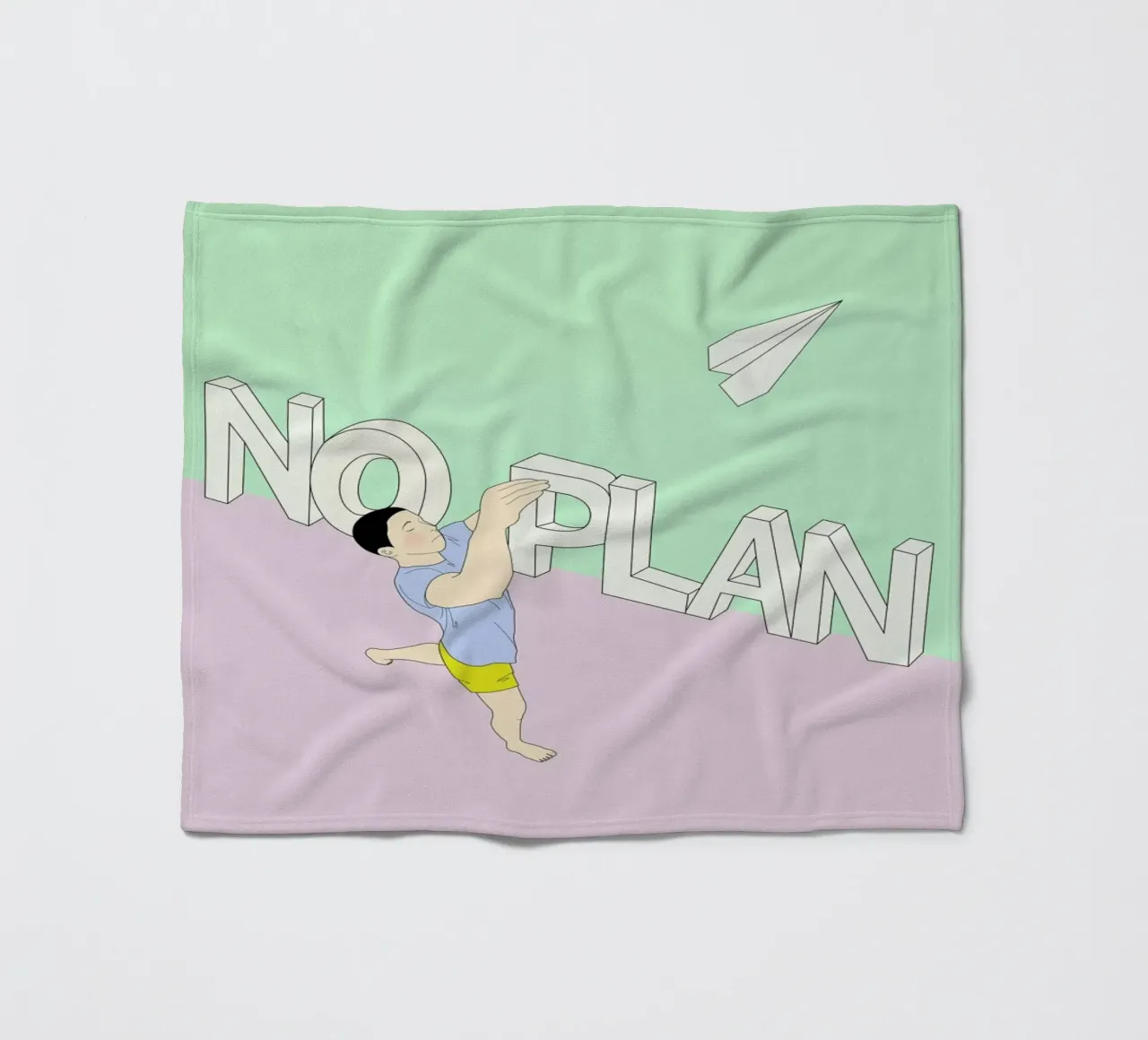 No Plan Fleecedecke von Ruei