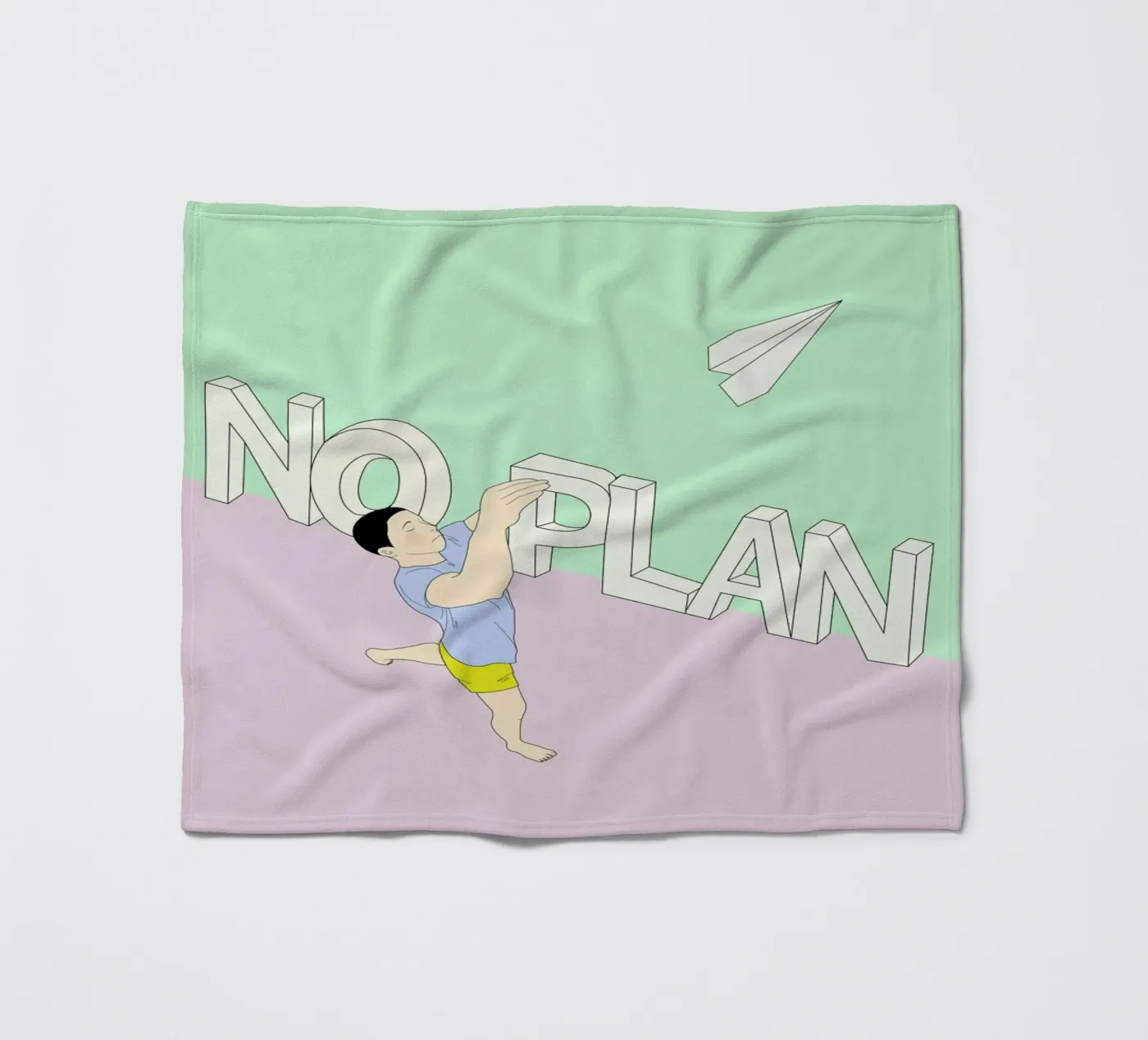 No Plan fleecedeken van Ruei