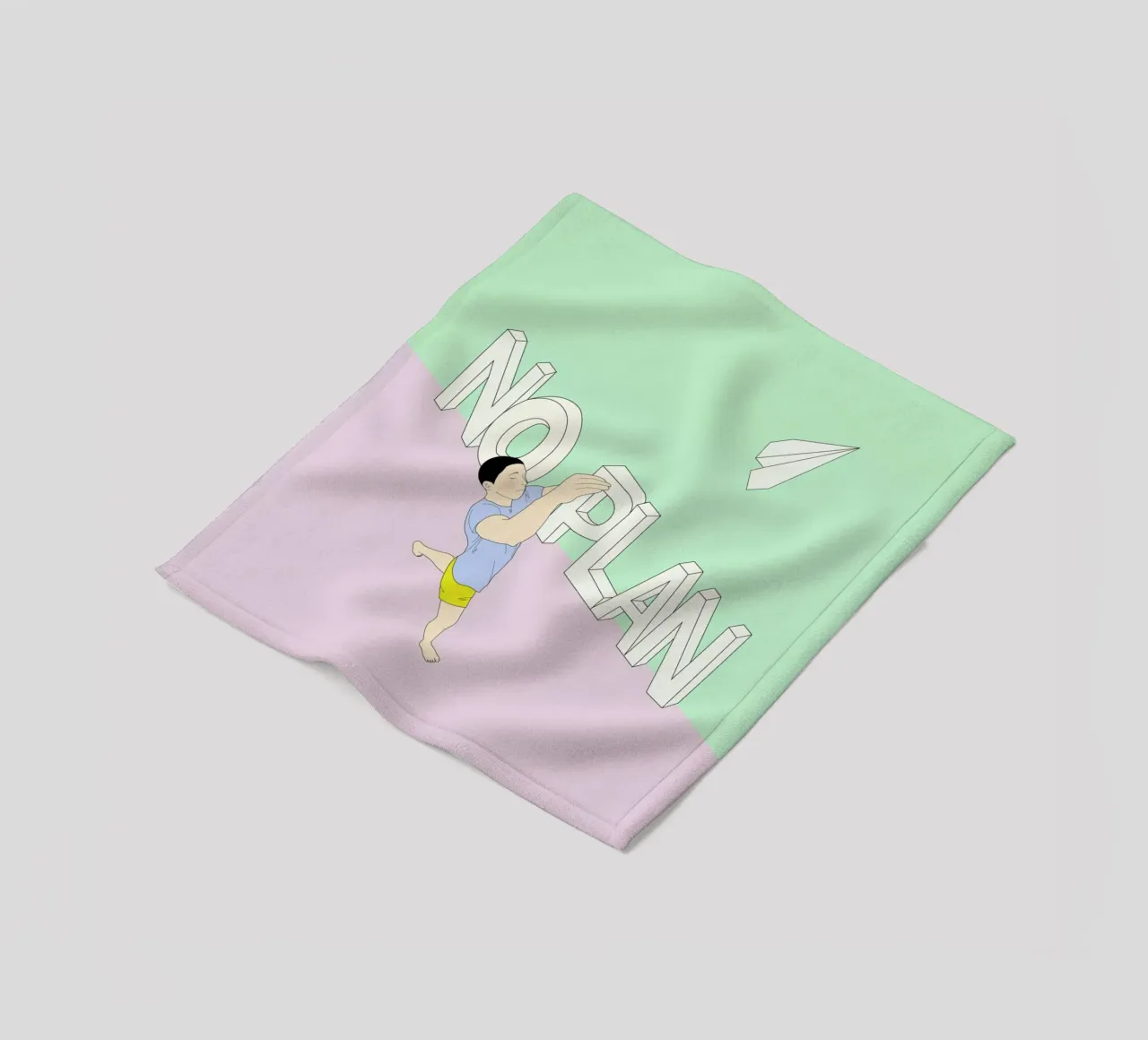 No Plan Fleecedecke von Ruei