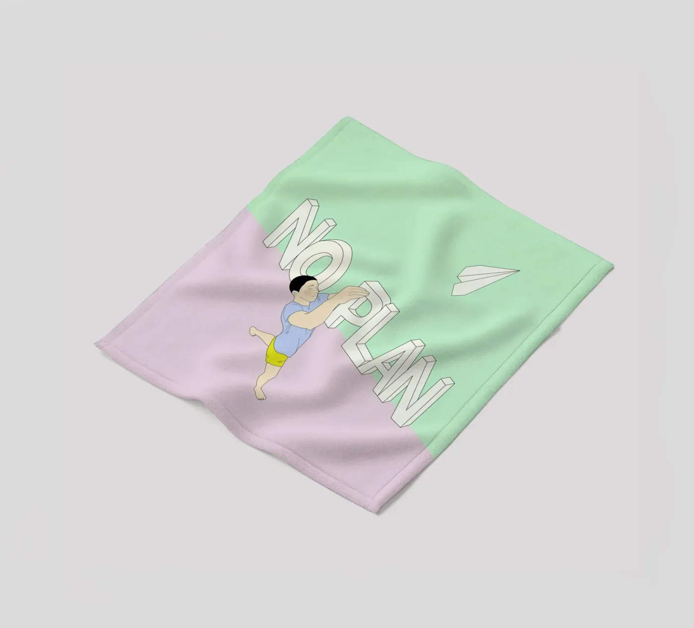 No Plan fleecedeken van Ruei