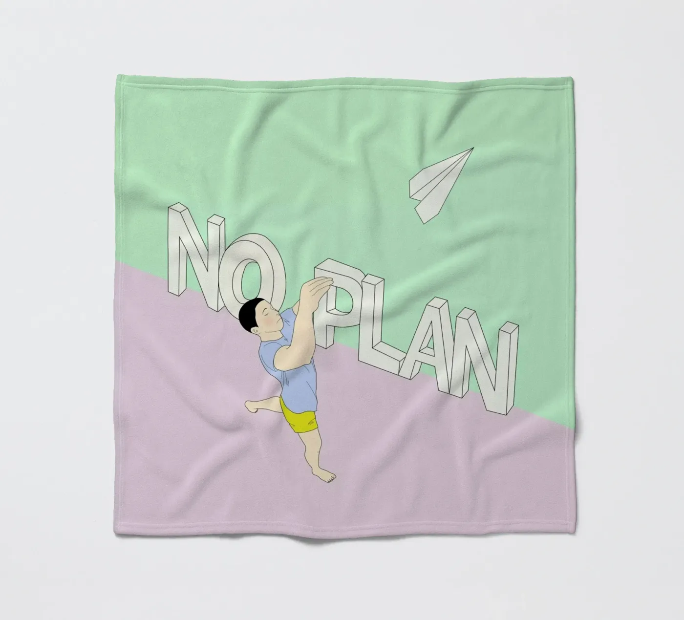 No Plan Fleecedecke von Ruei