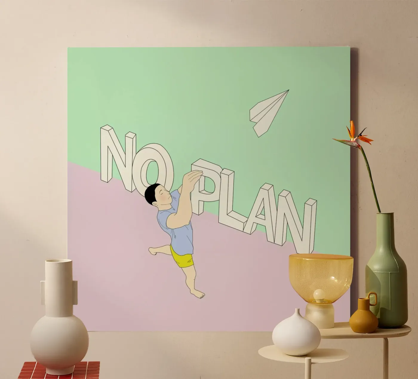 No Plan tela da Ruei