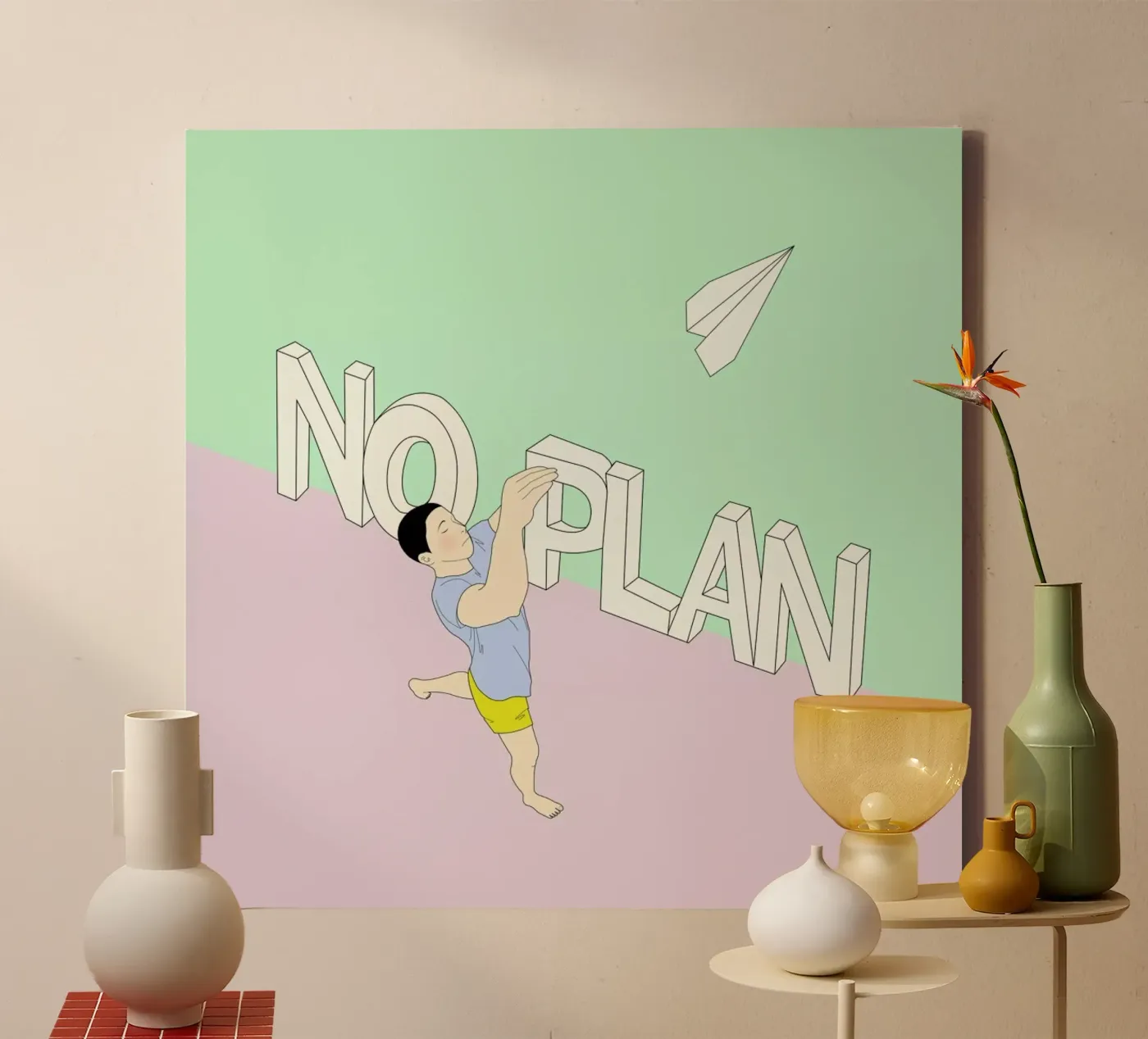 No Plan tela da Ruei