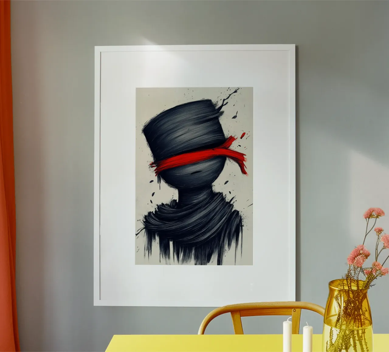 Vista persa poster con telaio in legno da melipo-art
