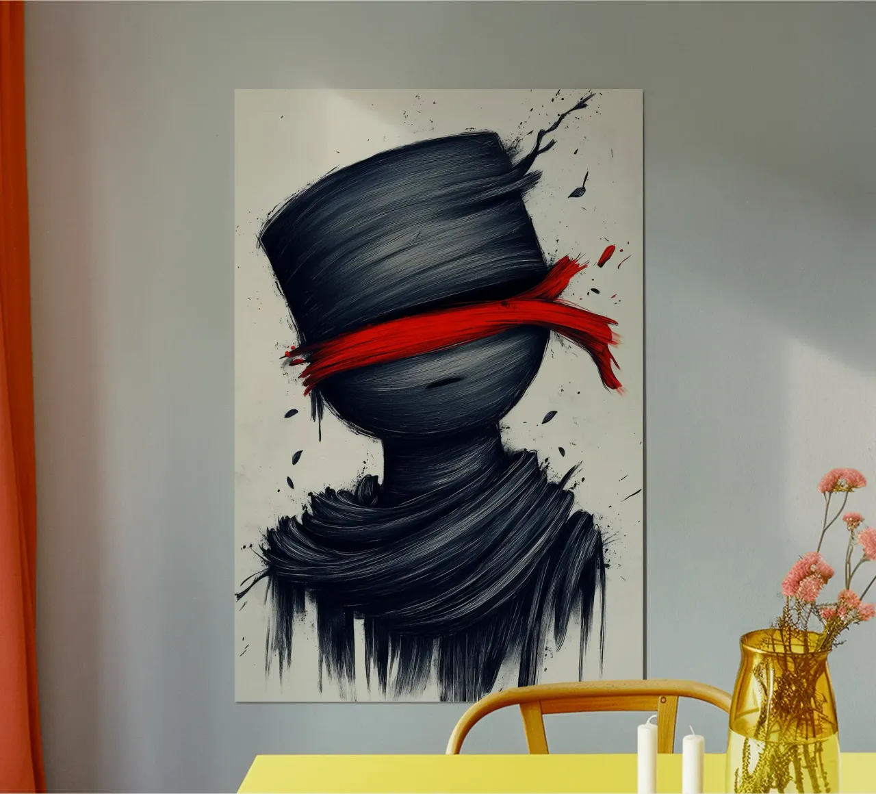 Vista persa poster con telaio in legno da melipo-art