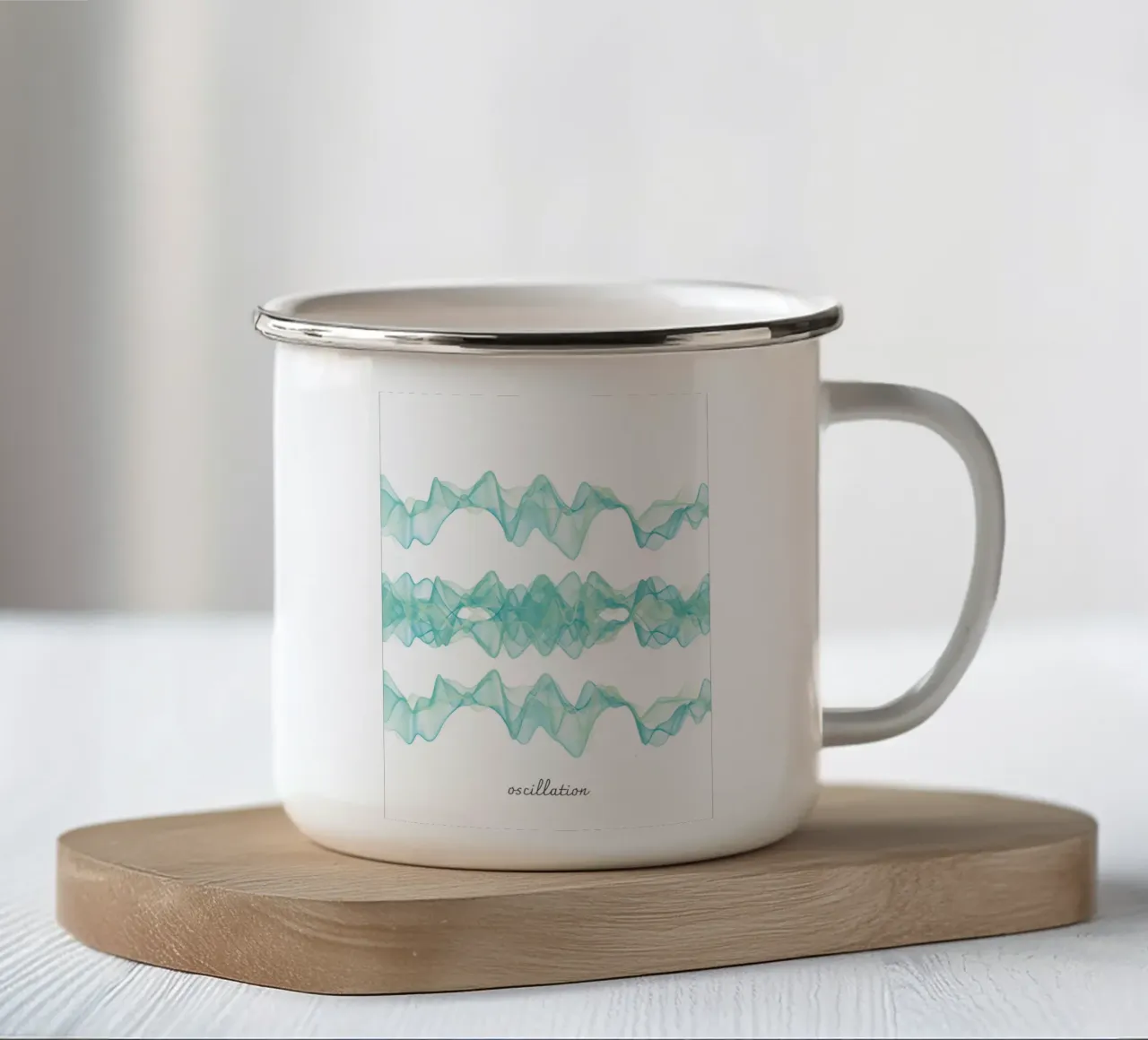 Schwingung-Frequenz-Lebendig tazza in smalto da AESTHETIC VIBES by Isabel