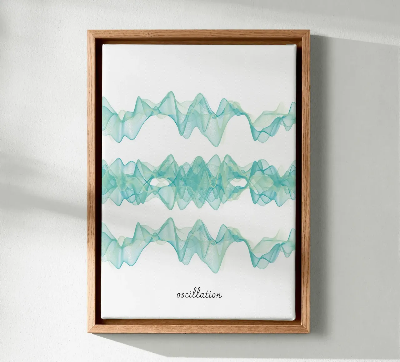 Schwingung-Frequenz-Lebendig tela con Cornice a cassetta da AESTHETIC VIBES by Isabel