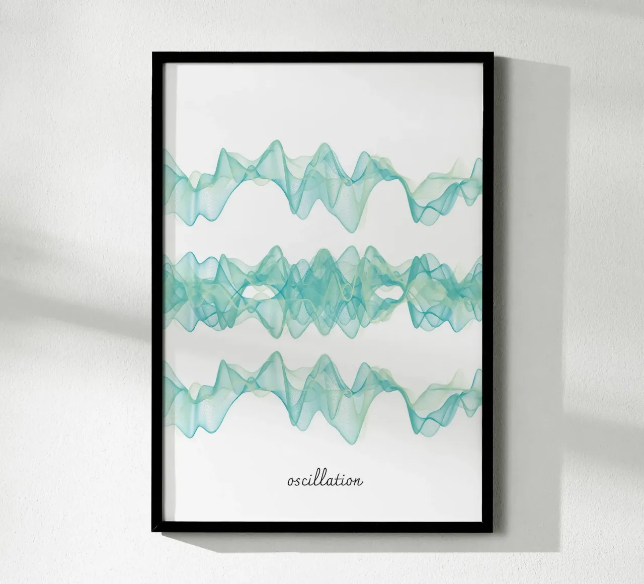 Schwingung-Frequenz-Lebendig poster con telaio in alluminio da AESTHETIC VIBES by Isabel