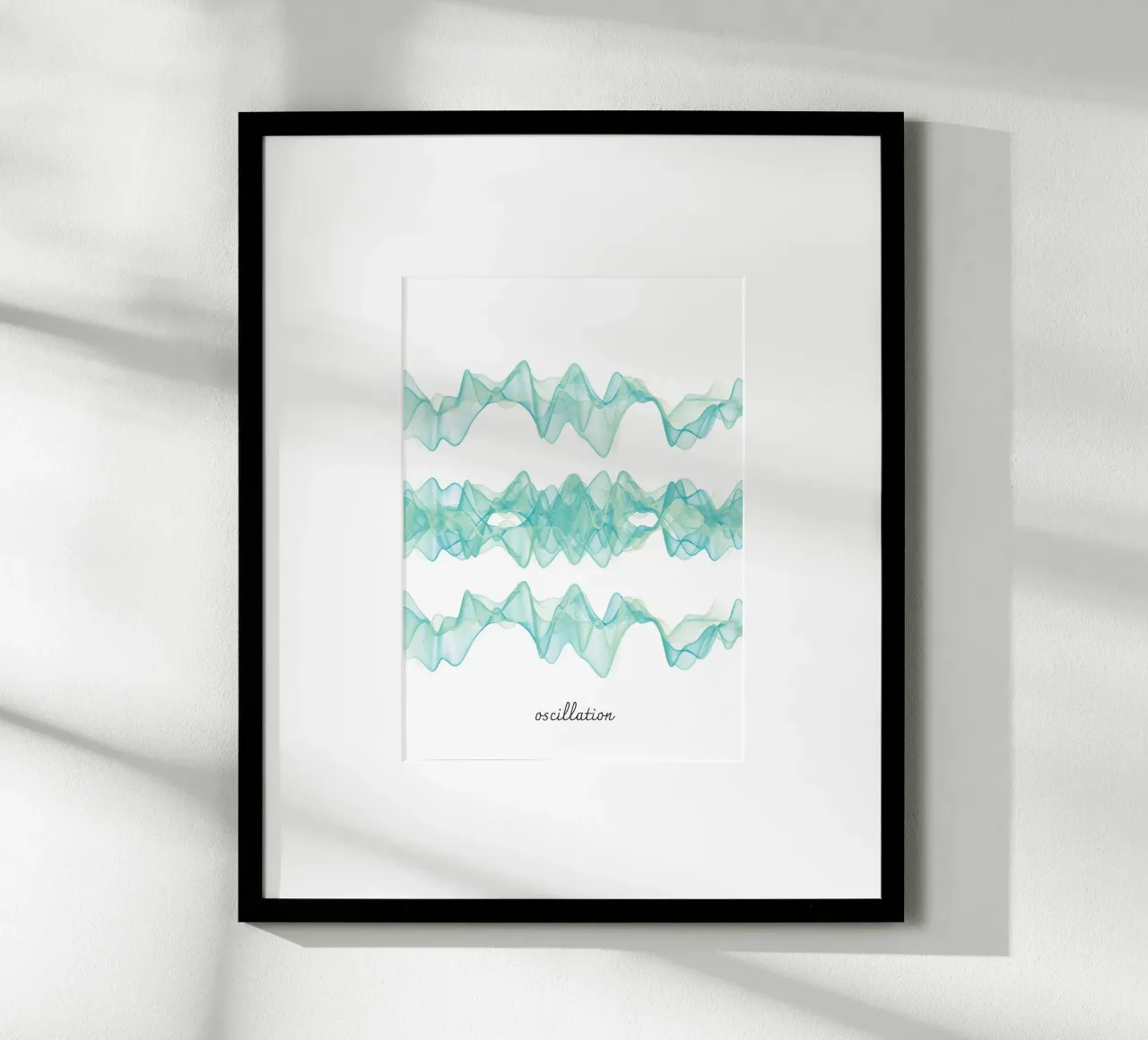 Schwingung-Frequenz-Lebendig poster con telaio in alluminio da AESTHETIC VIBES by Isabel