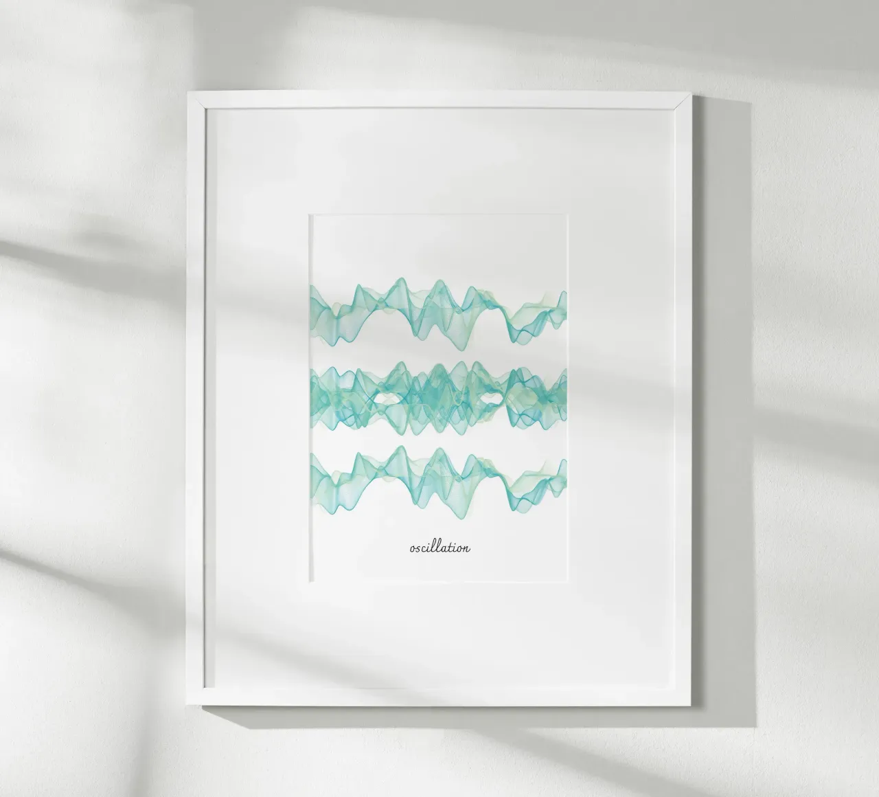 Schwingung-Frequenz-Lebendig poster con telaio in alluminio da AESTHETIC VIBES by Isabel