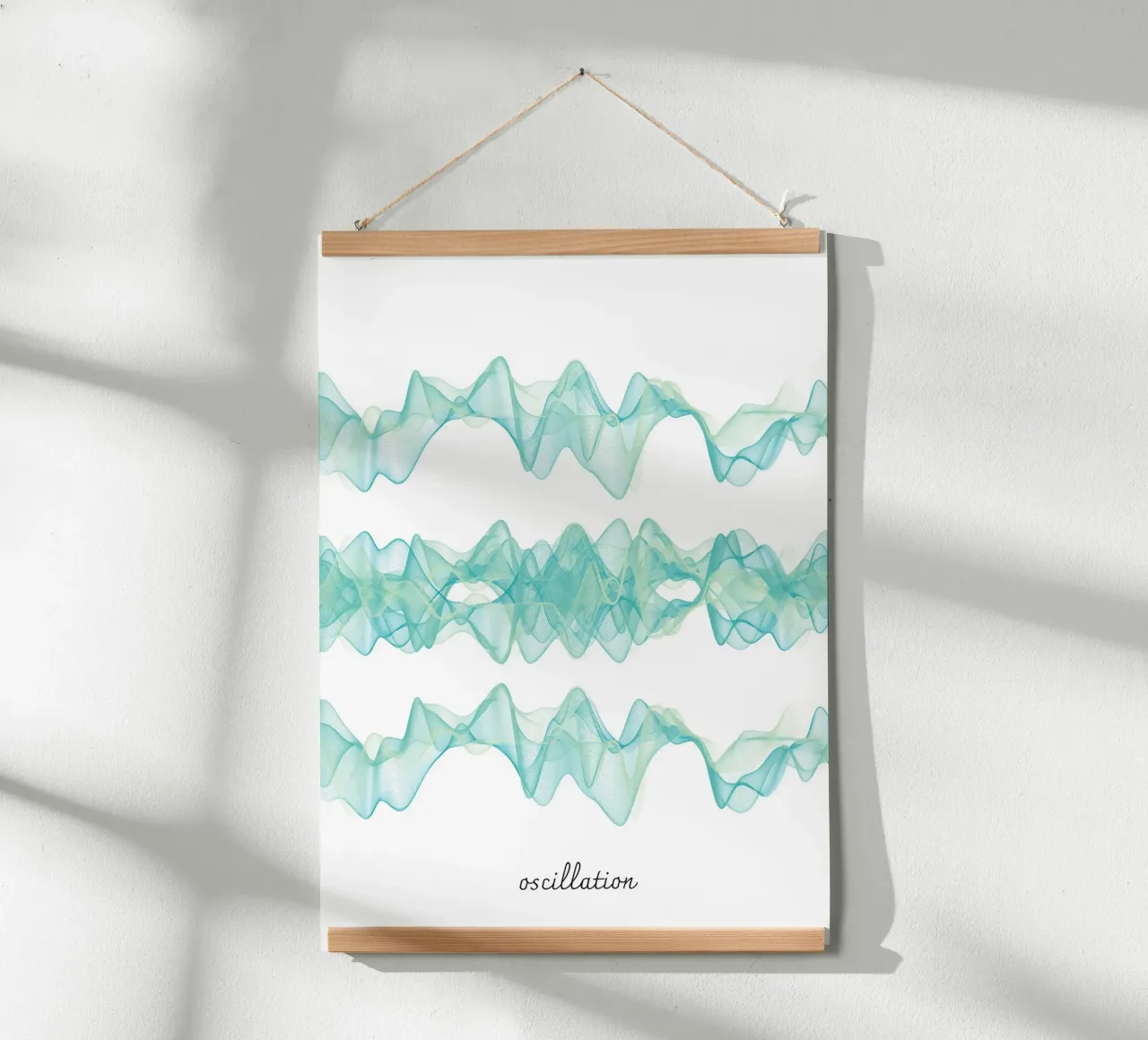Schwingung-Frequenz-Lebendig poster con telaio in alluminio da AESTHETIC VIBES by Isabel