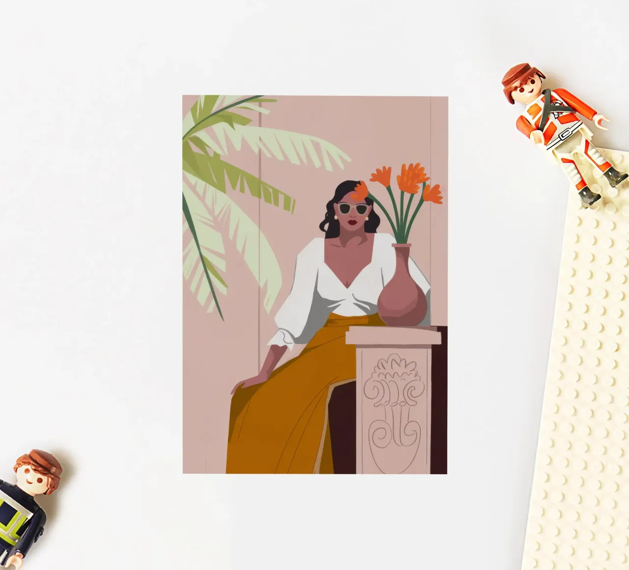 Elegant Contemplation sticker by Artie Shifa