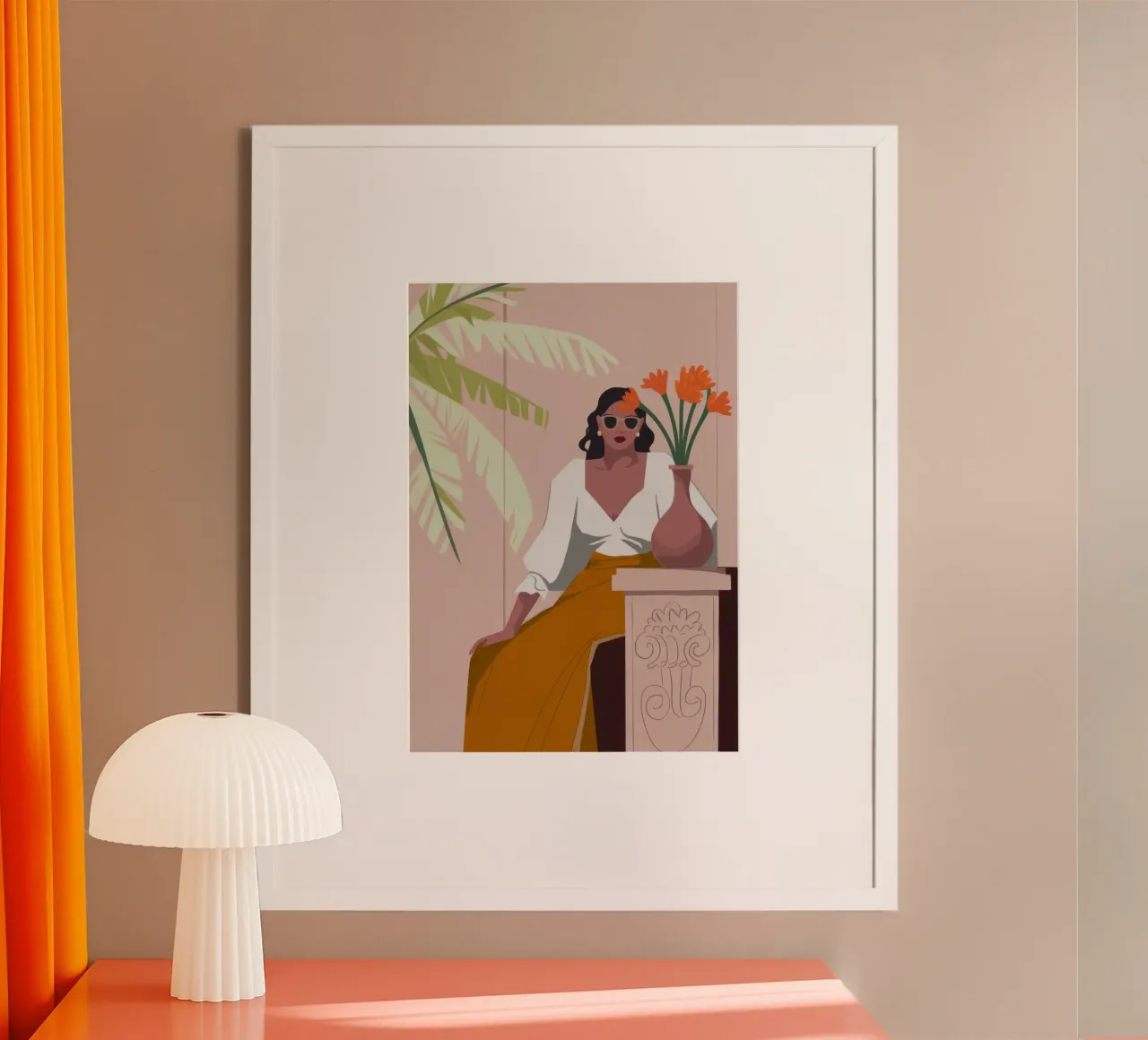 Elegante contemplazione poster da Artie Shifa