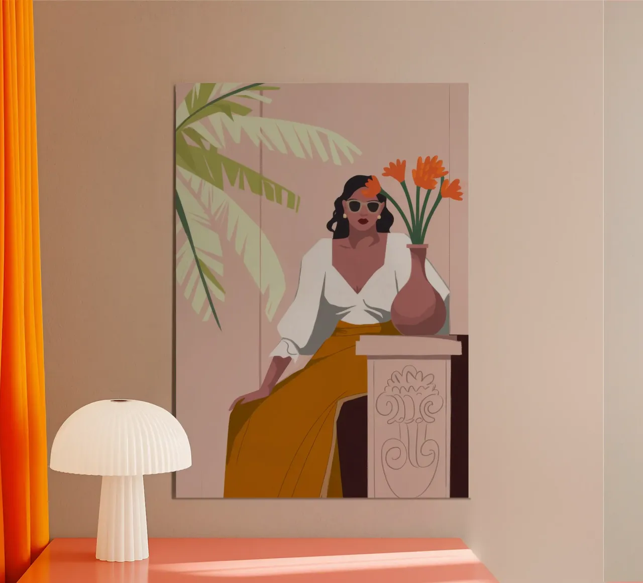 Elegante contemplazione poster da Artie Shifa