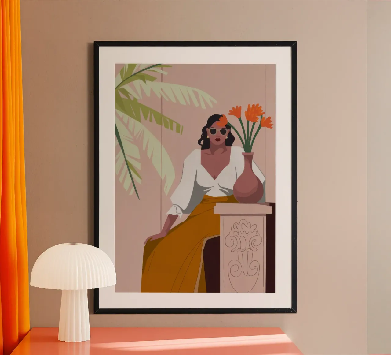 Elegante contemplazione poster da Artie Shifa