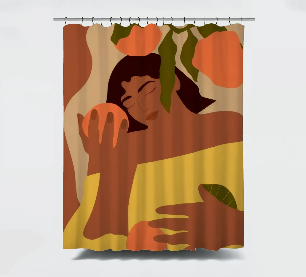 Abbraccio della natura tenda da doccia da Artie Shifa