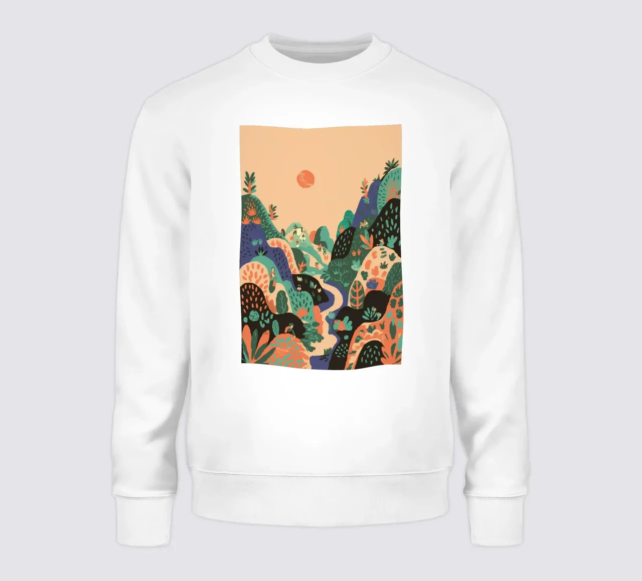 Enchanted Forest sweatshirt by Artie Shifa