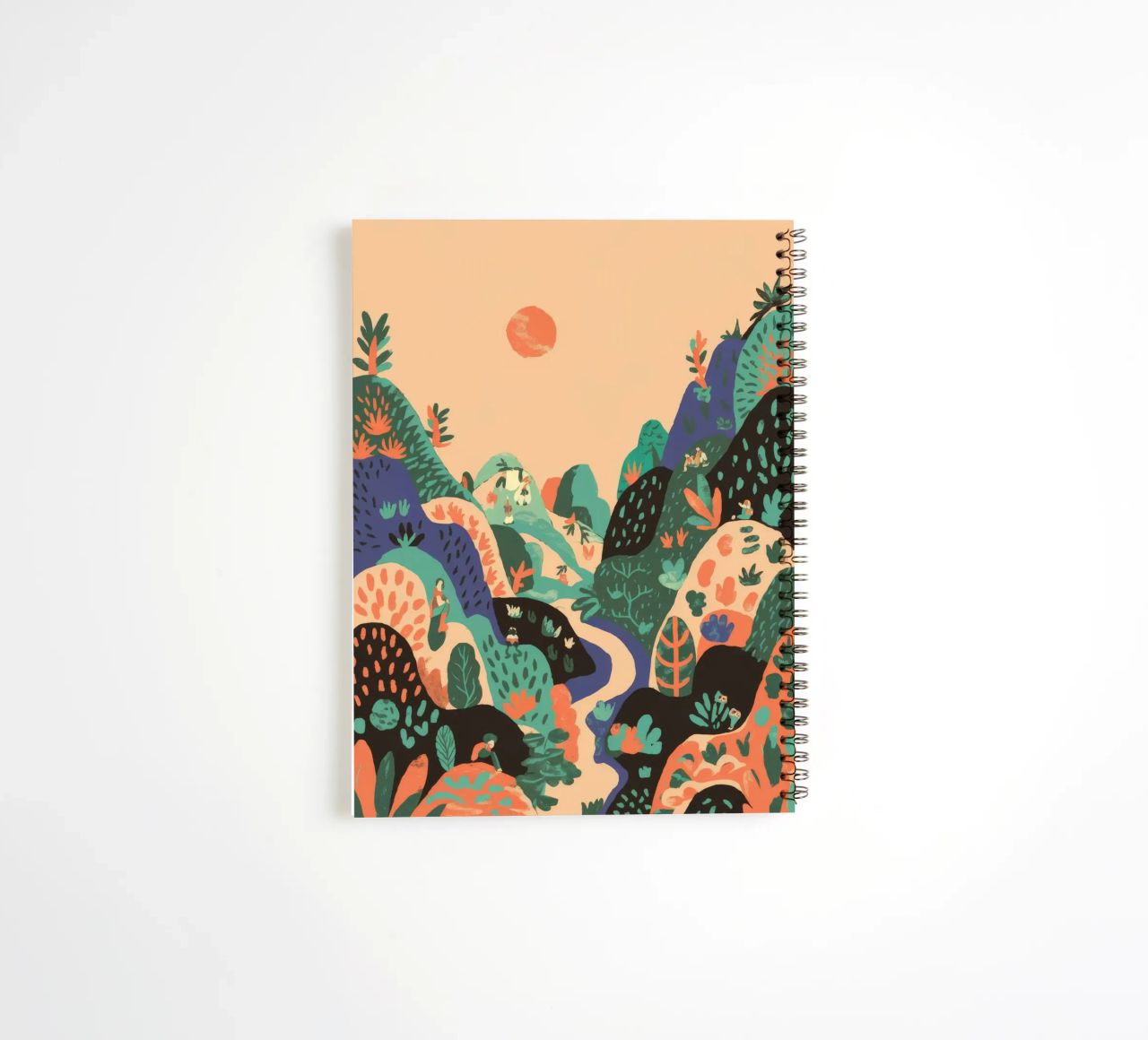 Bosque encantado cuaderno de espiral de Artie Shifa
