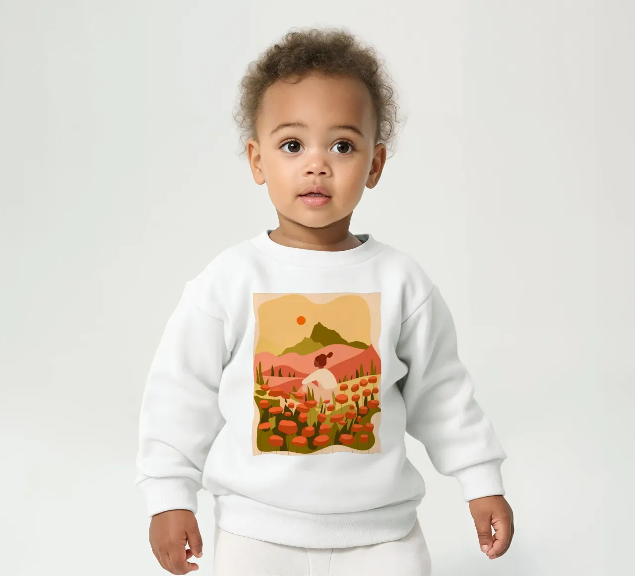 Field of Dreams baby sweatshirt by Artie Shifa