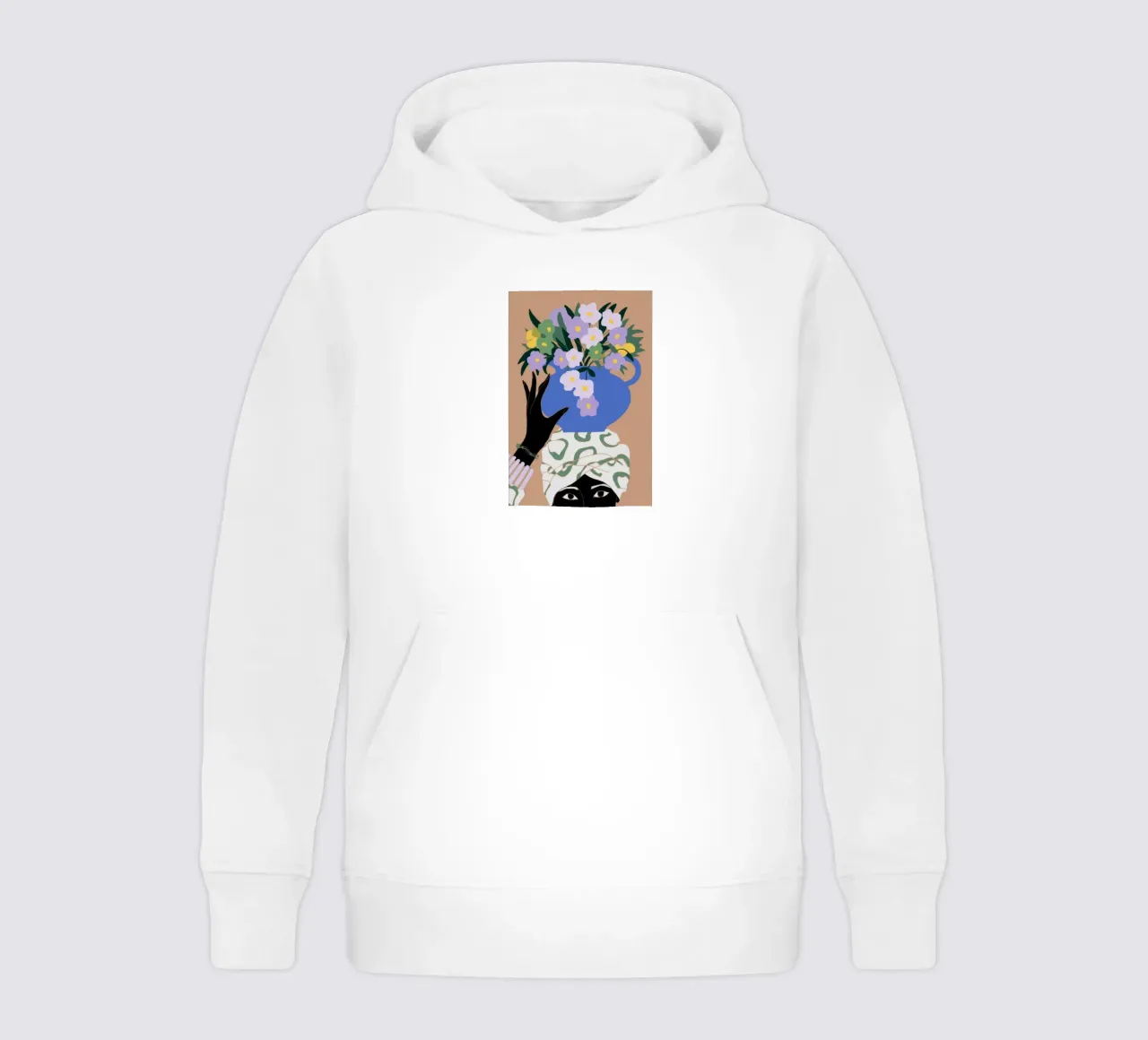 Corona floreale felpa bambino con cappuccio da Artie Shifa