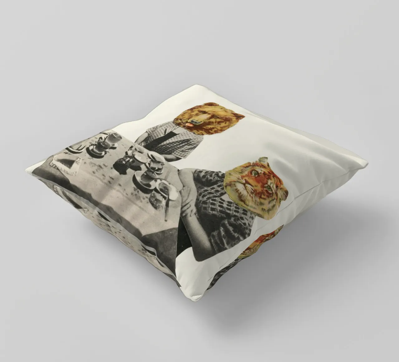 Tea Party cuscino da Cassia Beck Collage