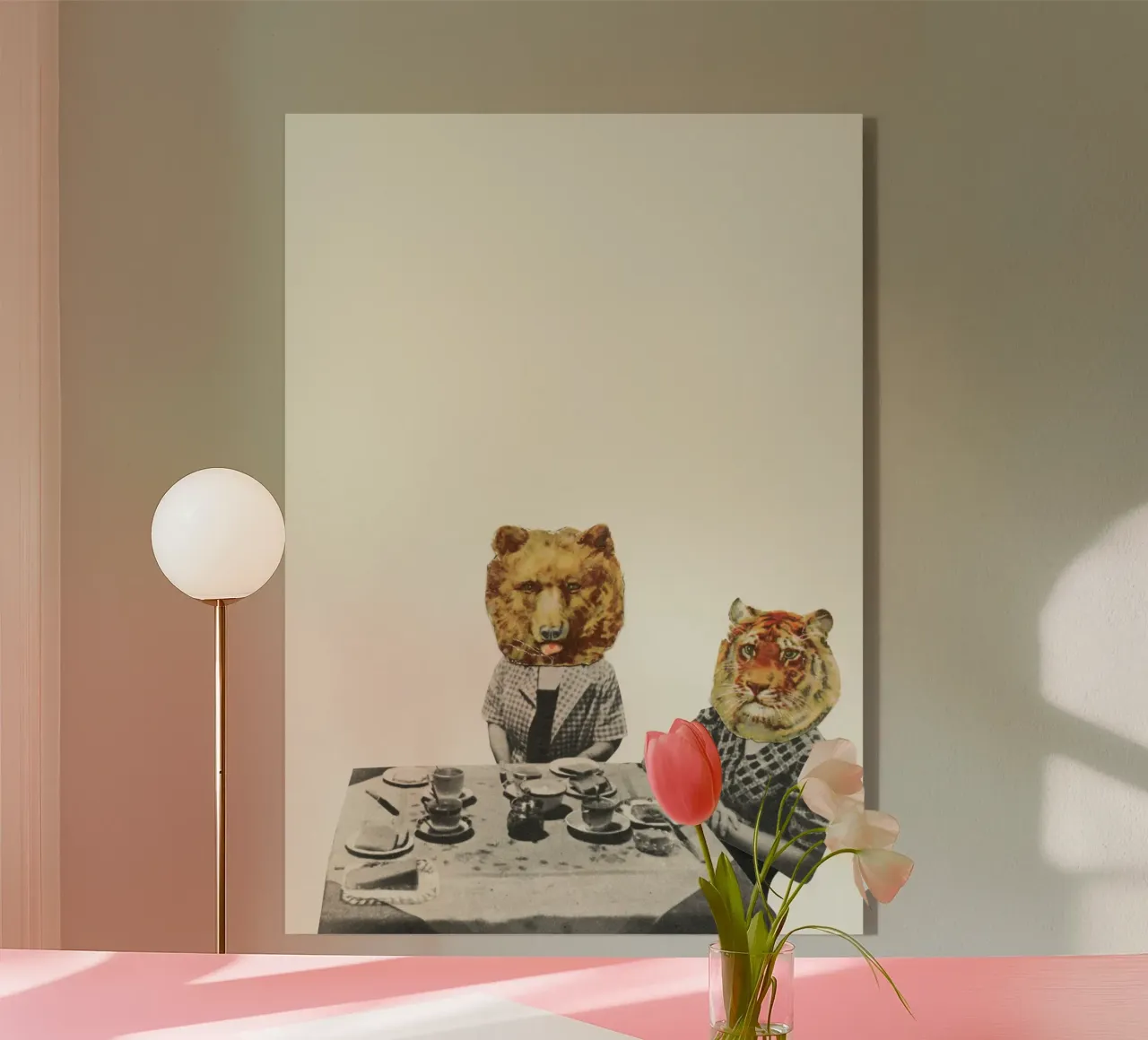 Tea Party plexiglass da Cassia Beck Collage