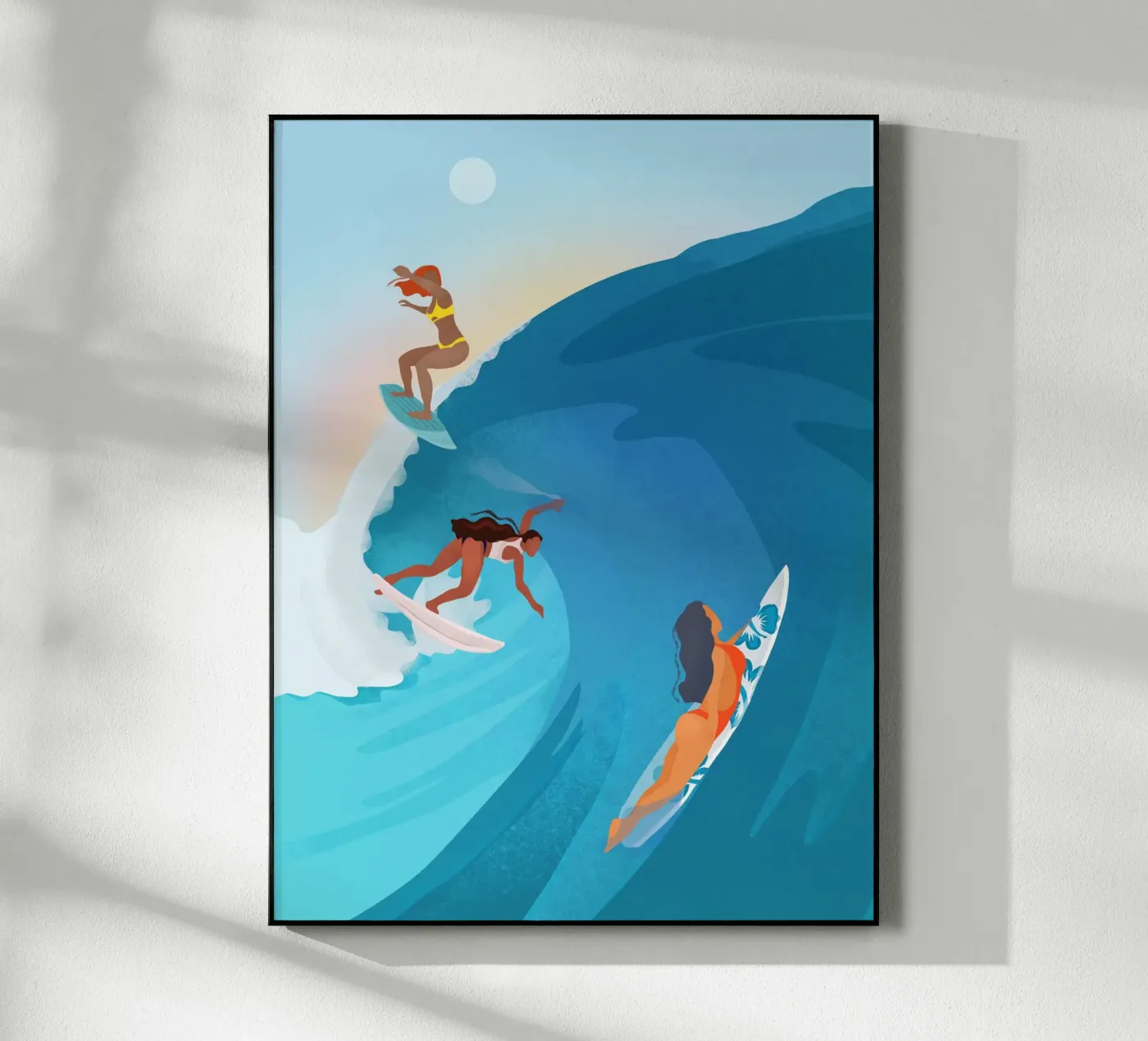 Surfeurs plexiglas de PetrArts