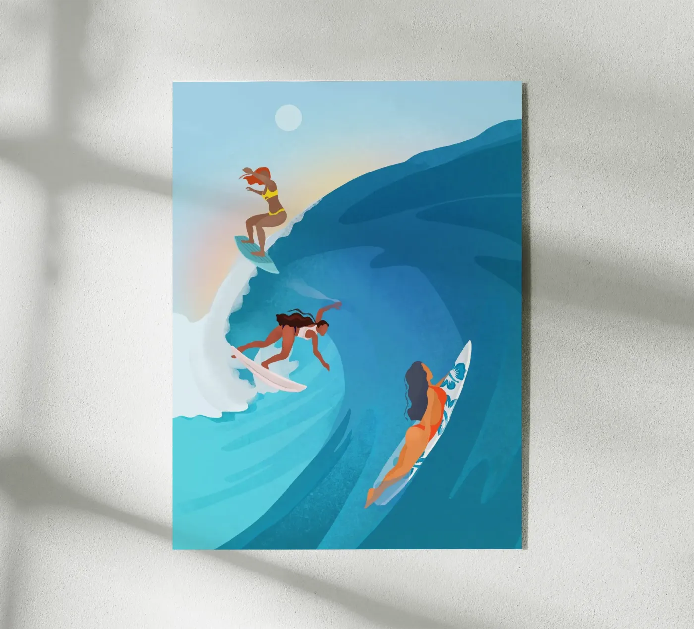 Surfeurs plexiglas de PetrArts