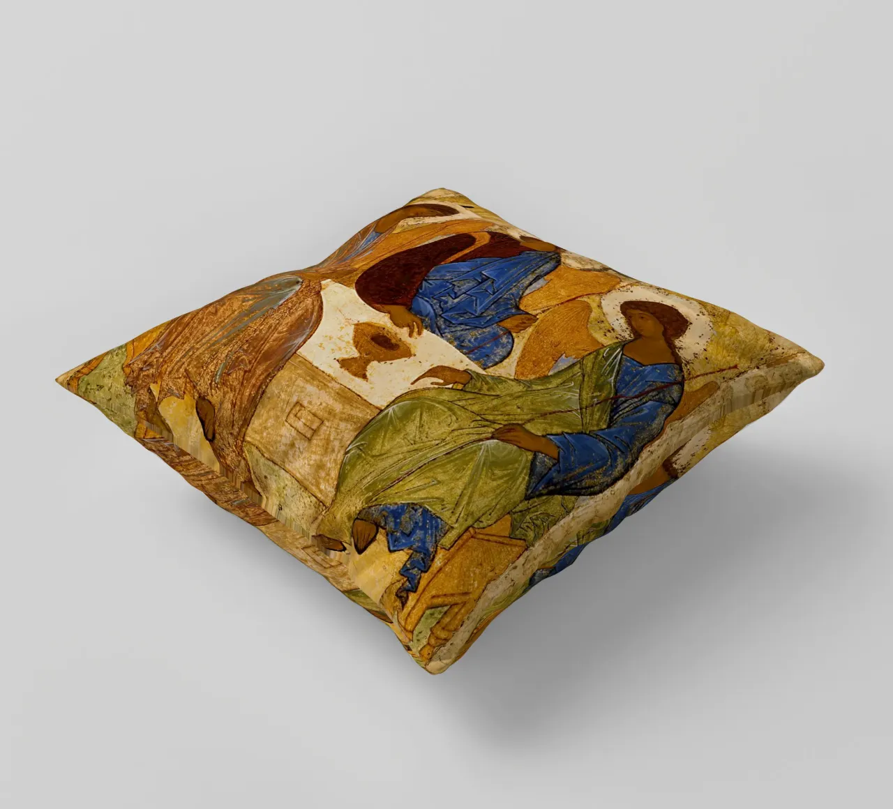Andrei Rublev - La Santissima Trinità cuscino da Timeless Artworks