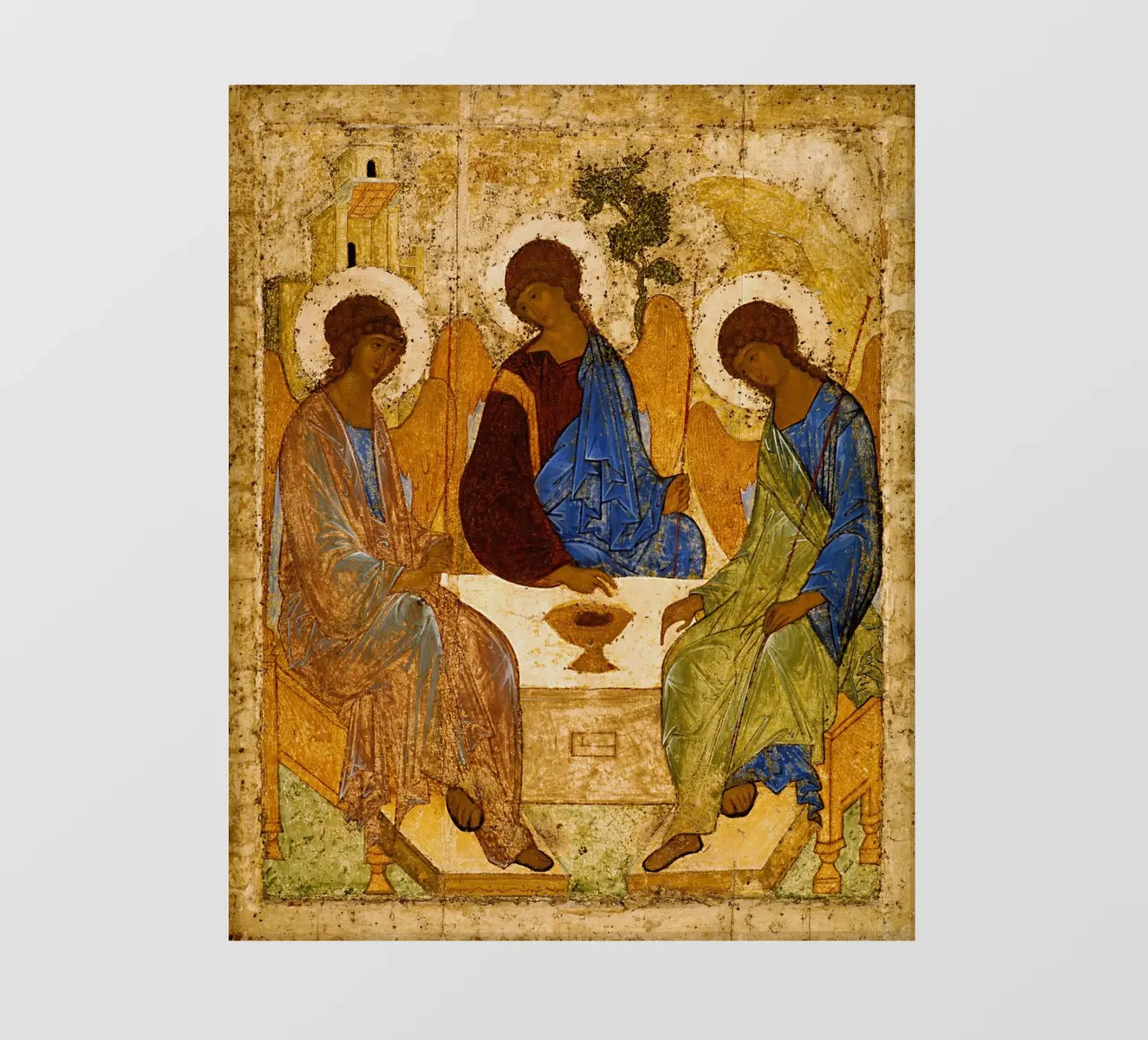Andrei Rublev - La Santissima Trinità pellicola backlit da Timeless Artworks