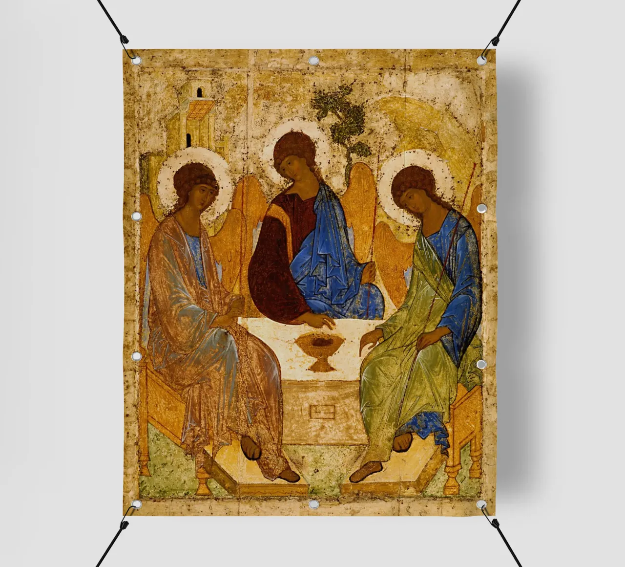 Andrei Rublev - La Santissima Trinità telo in pvc da Timeless Artworks