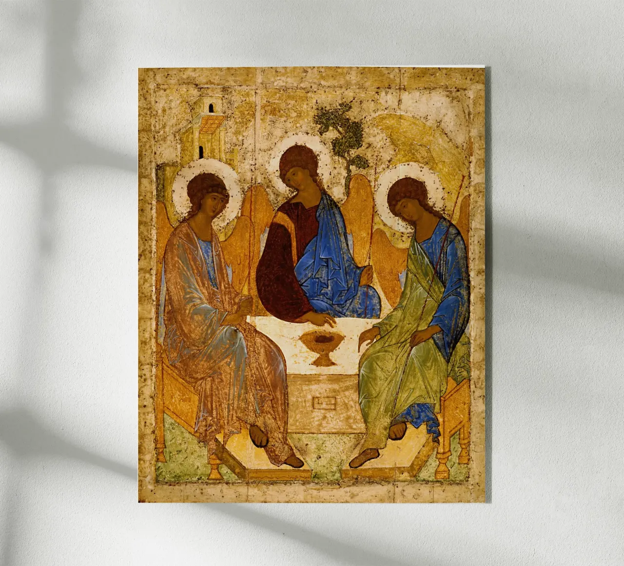 Andrei Rublev - La Santissima Trinità plexiglass da Timeless Artworks