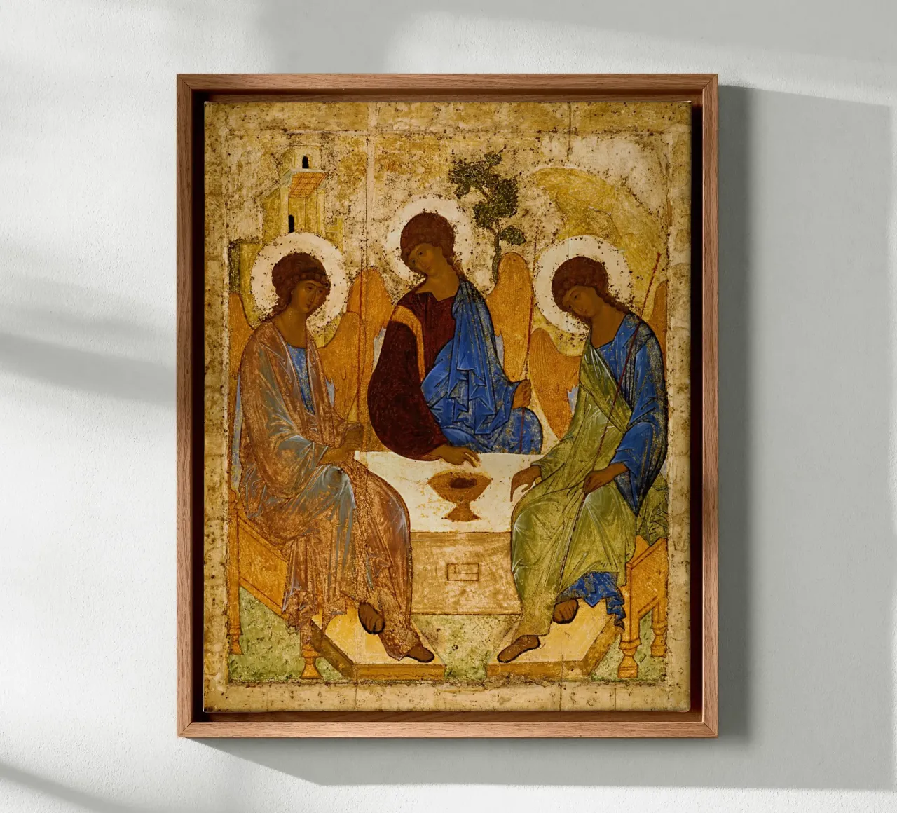 Andrei Rublev - La Santissima Trinità tela da Timeless Artworks