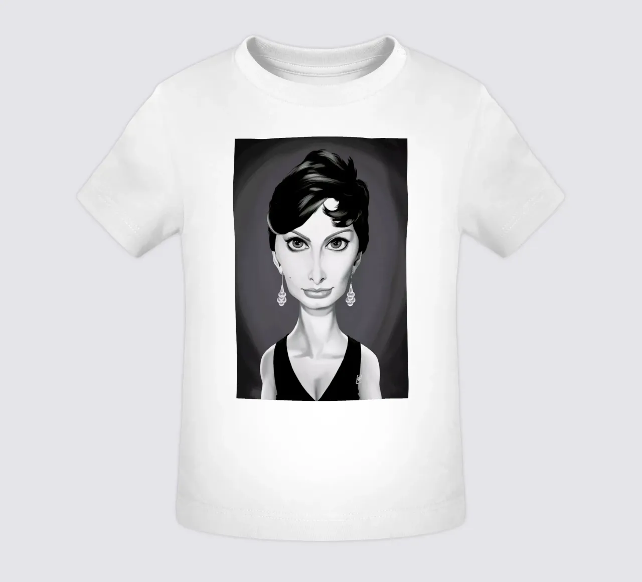 Sophia Loren maglietta neonato da Rob Art | Illustration