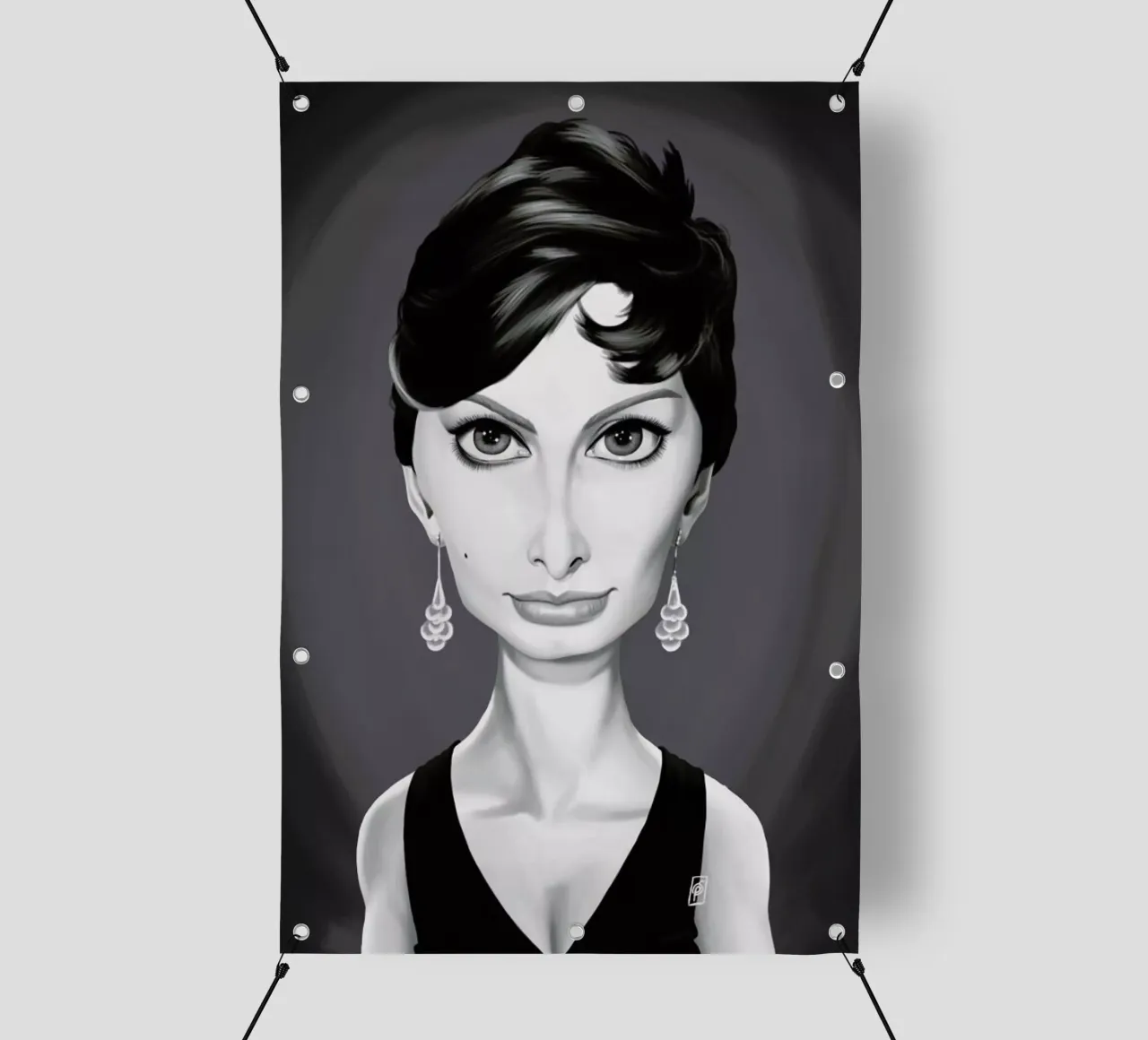 Sophia Loren telo in pvc da Rob Art | Illustration