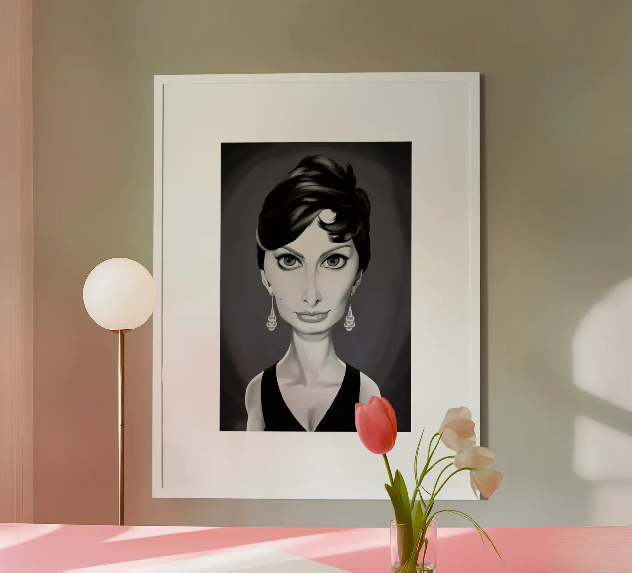 Sophia Loren Poster von Rob Art | Illustration