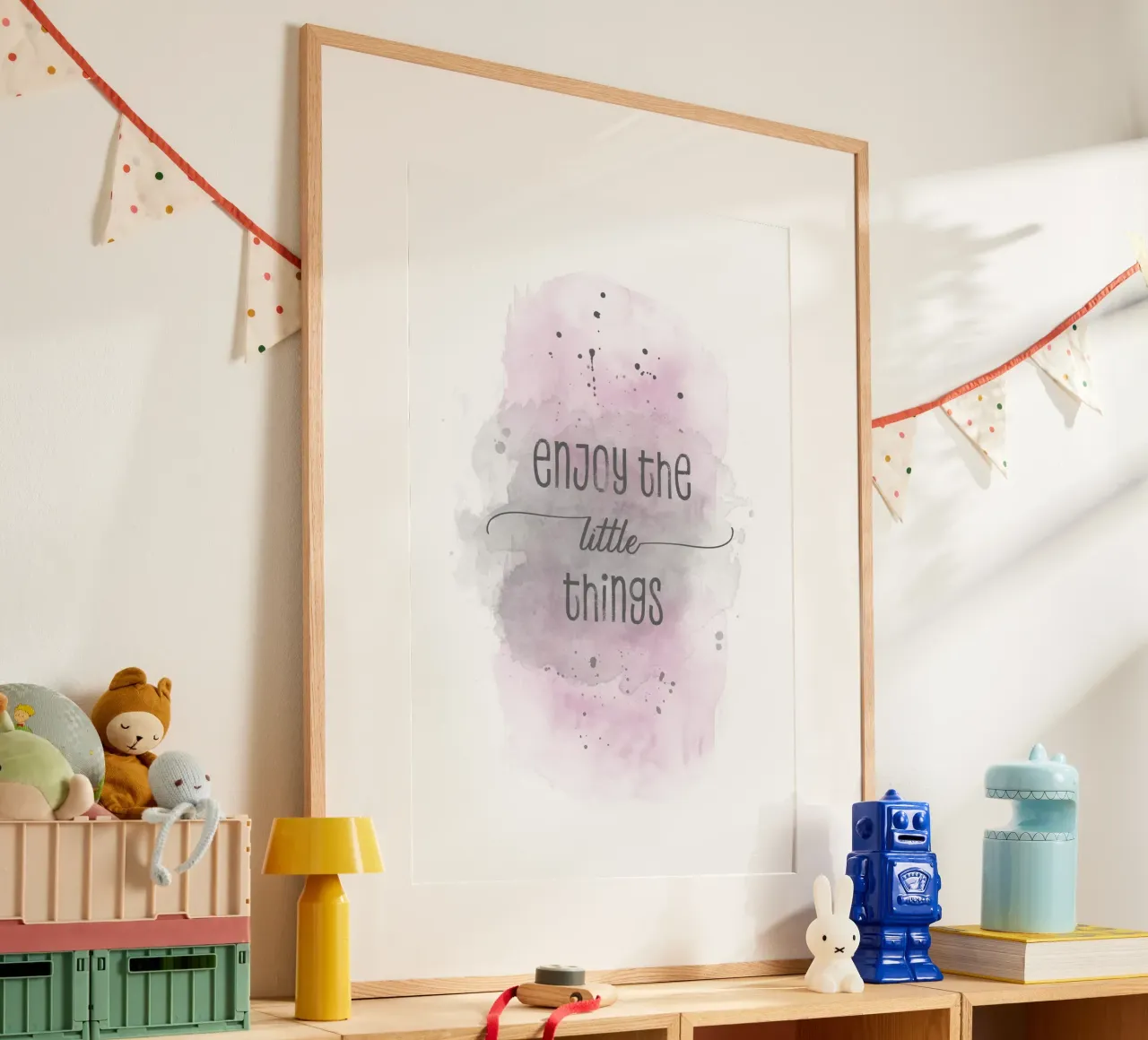 Godetevi le piccole cose | Aquarell rosa carta hahnemühle da Melanie Viola